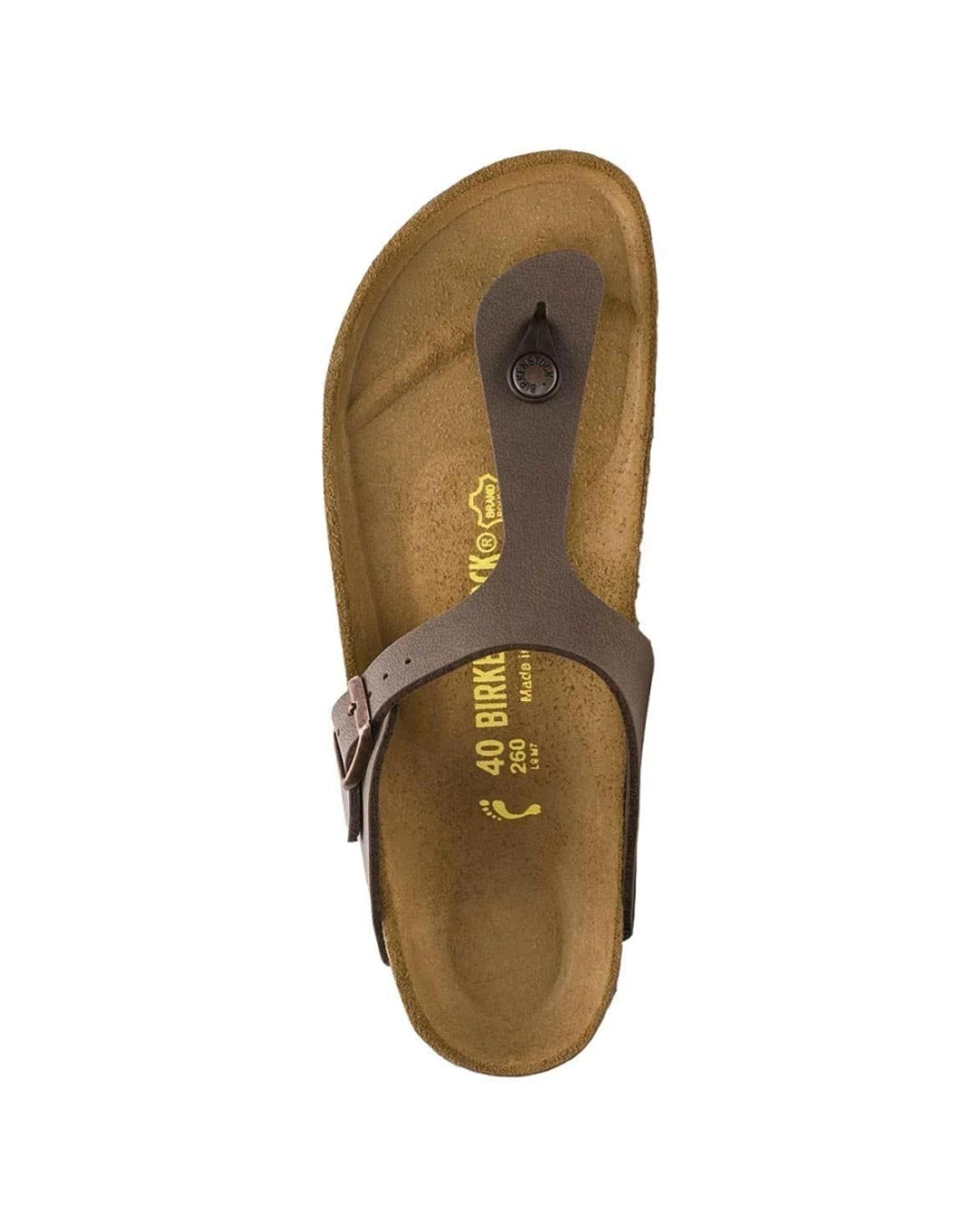 2 Birkenstock Gizeh Birko-Flor Nubuck Sandals Regular Width MOCCA, 2 of 4