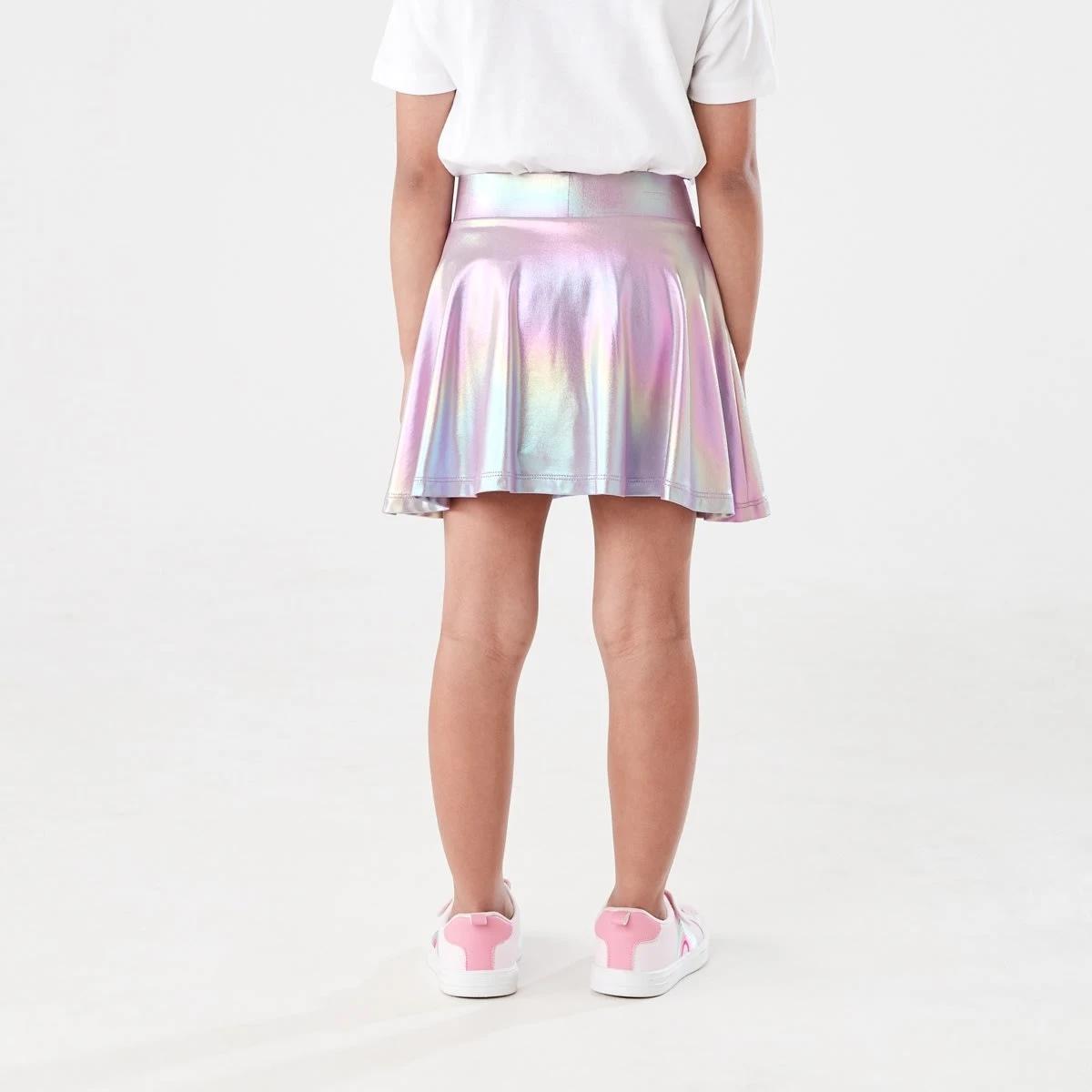 2 Metallic Skort PASTEL LILAC RAINBOW METALLIC, 2 of 6