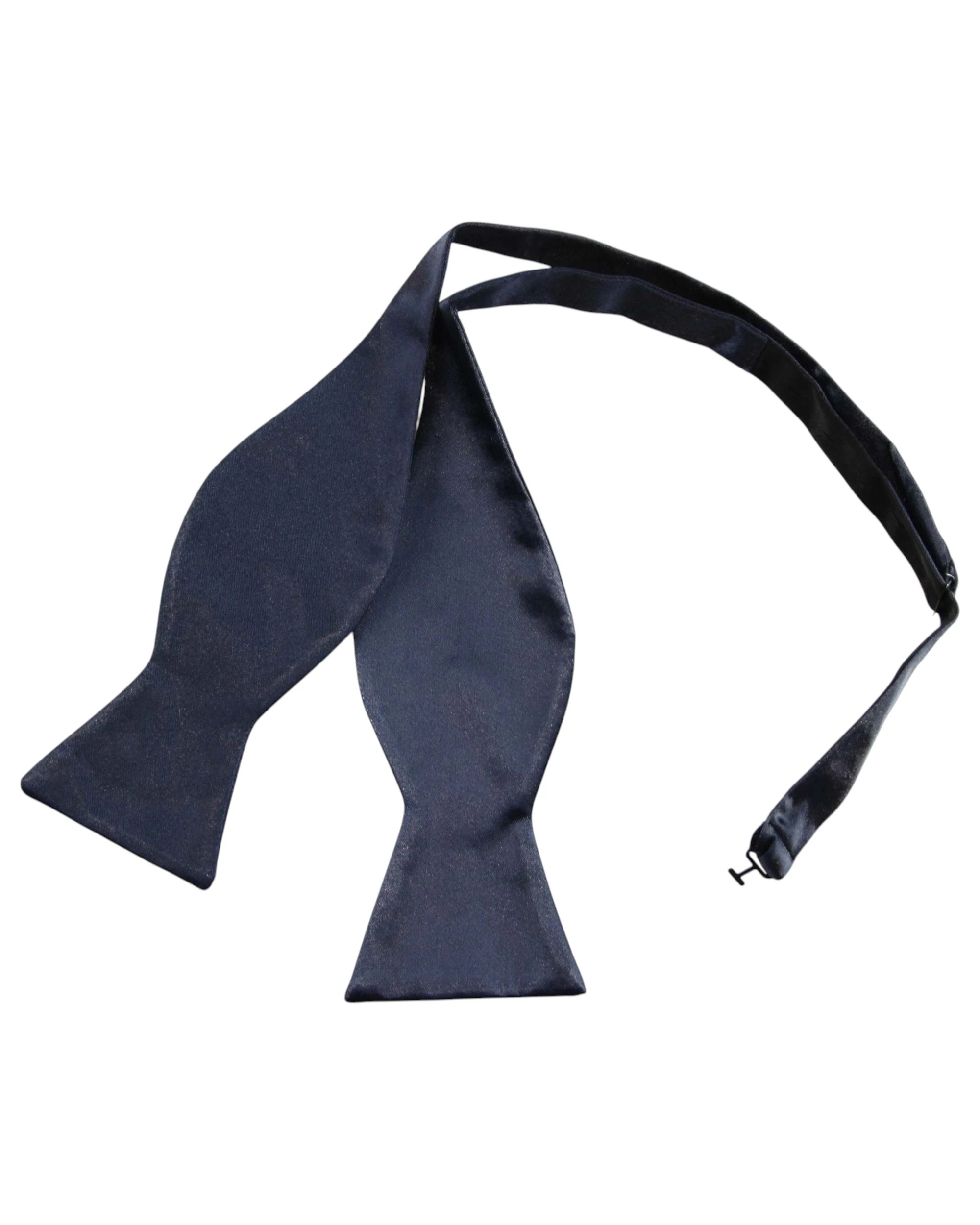 3 Zasel Mens Self Tie Bow Tie - Blue, 3 of 4