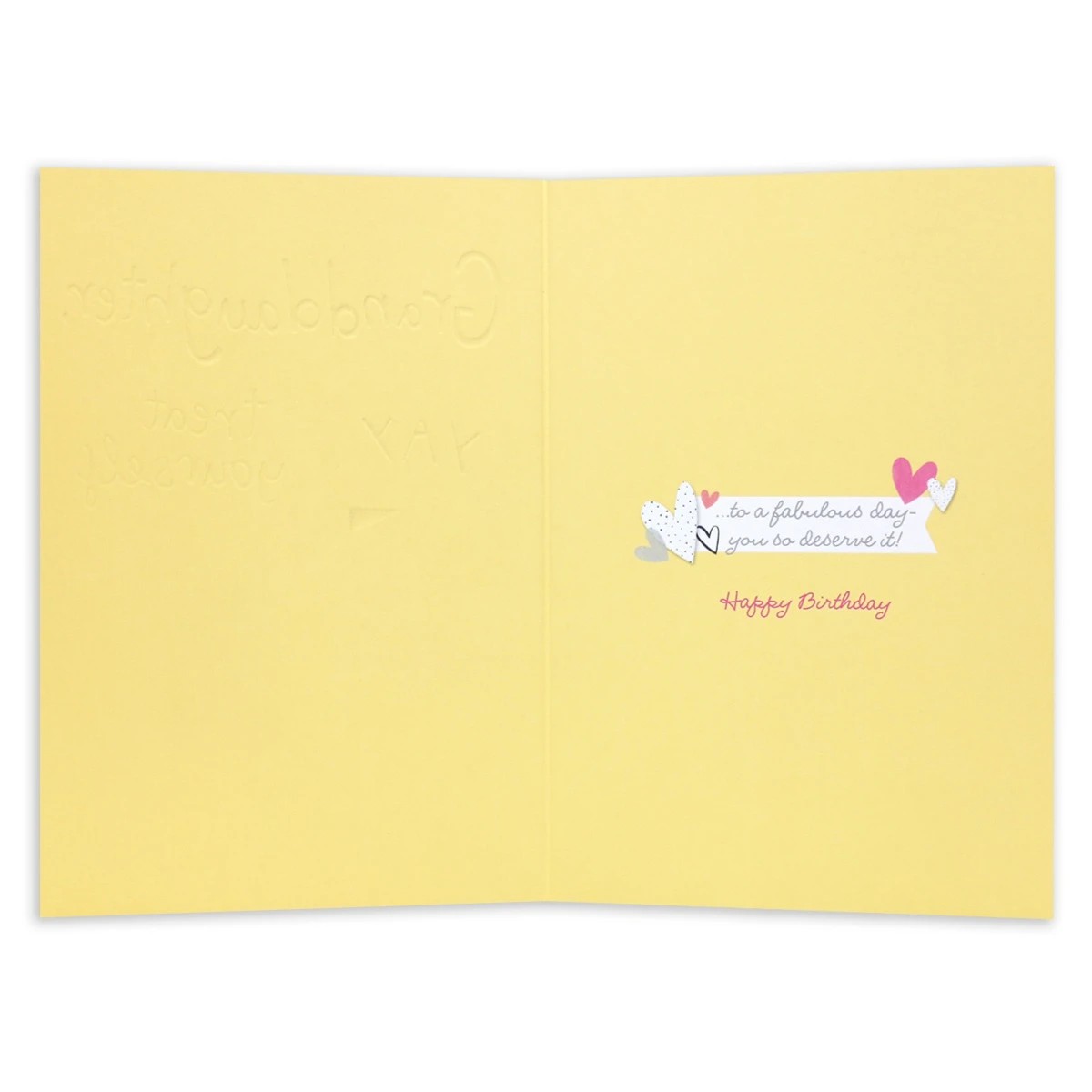 2 Connections from Hallmark Birthday Card For Granddaughter - Treat Yourself, 2 of 2