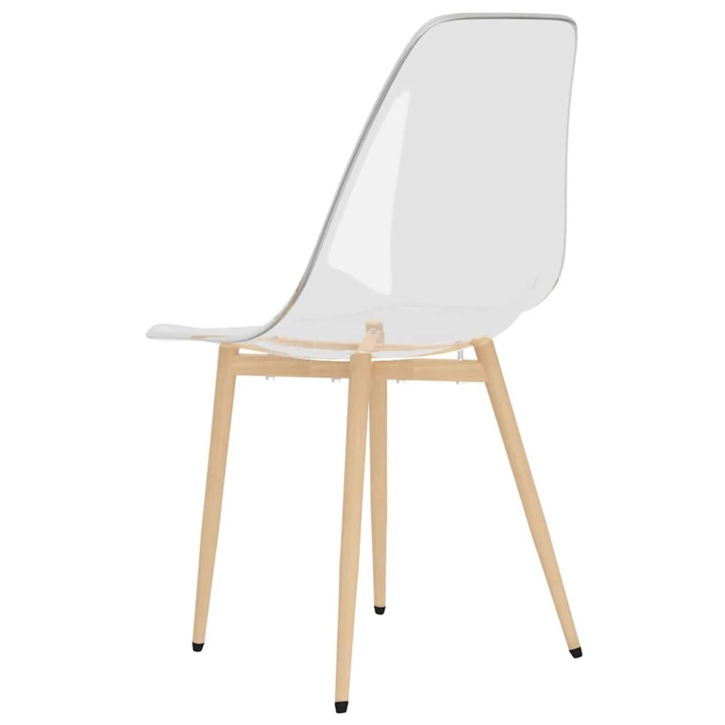 6 vidaXL dining chair Ergonomic - Clear, 6 of 7