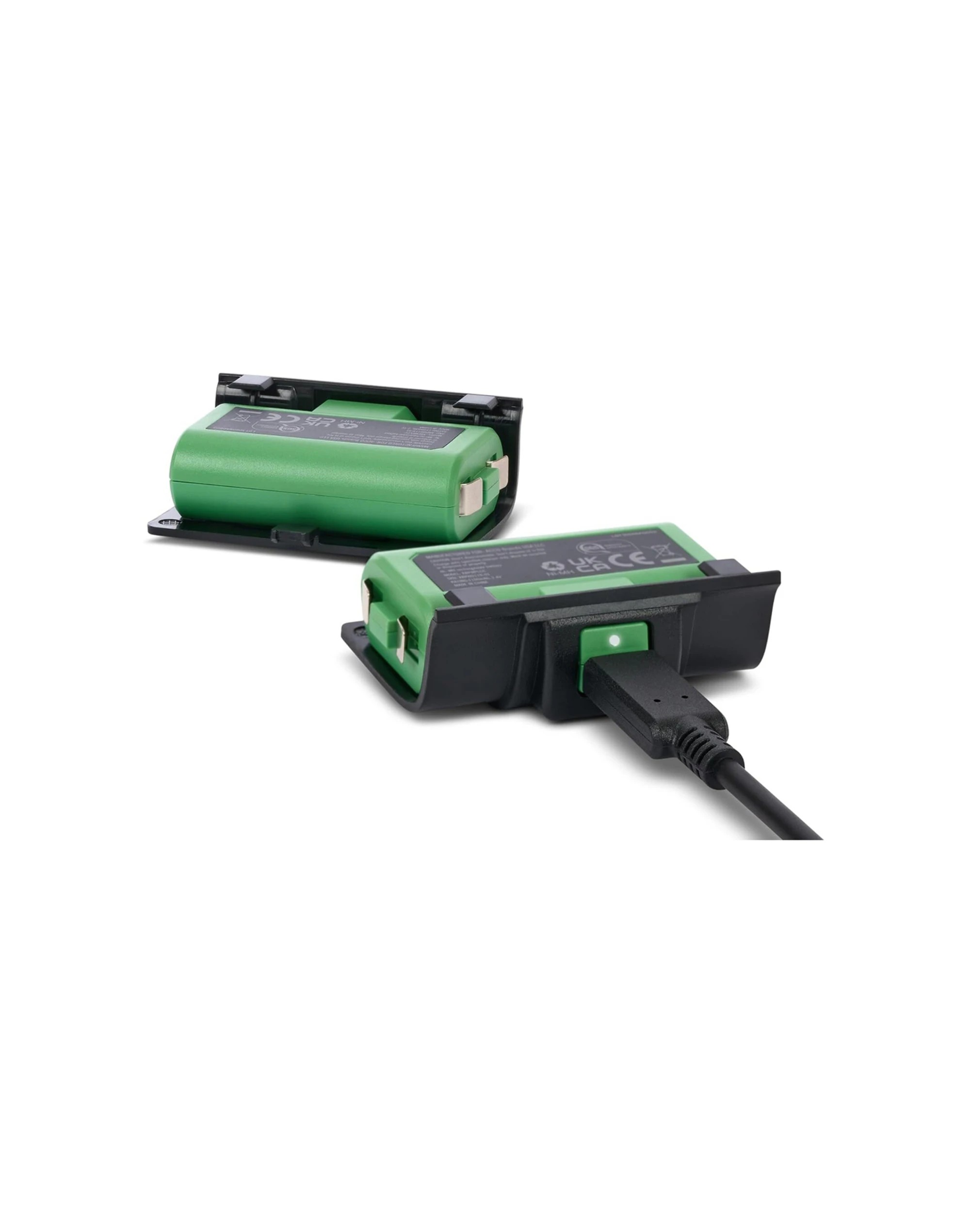 3 Powera Xbox Series S X Play And Charge Kit Rechargeable Batteries Usb-c. - Black, 3 of 4