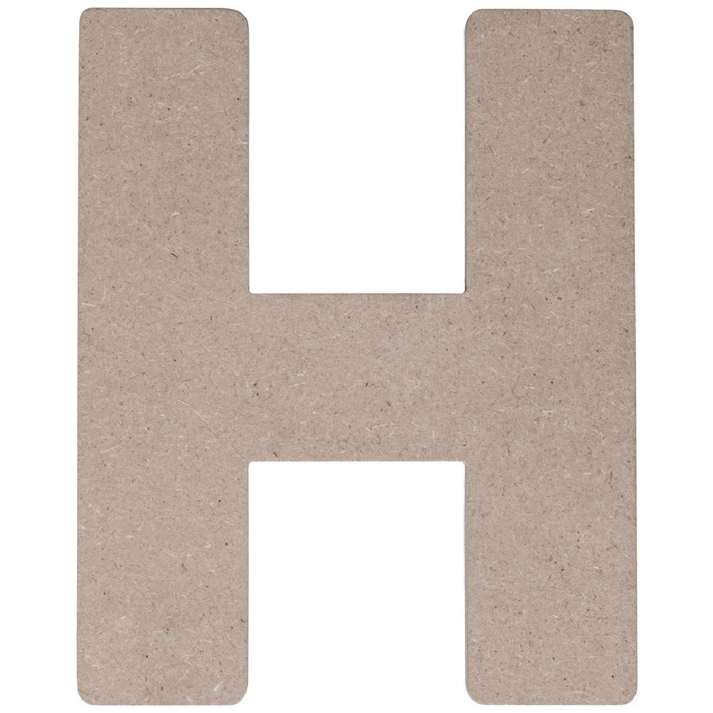 1 Born Wooden Alphabet Letter H 20cm, 1 of 3