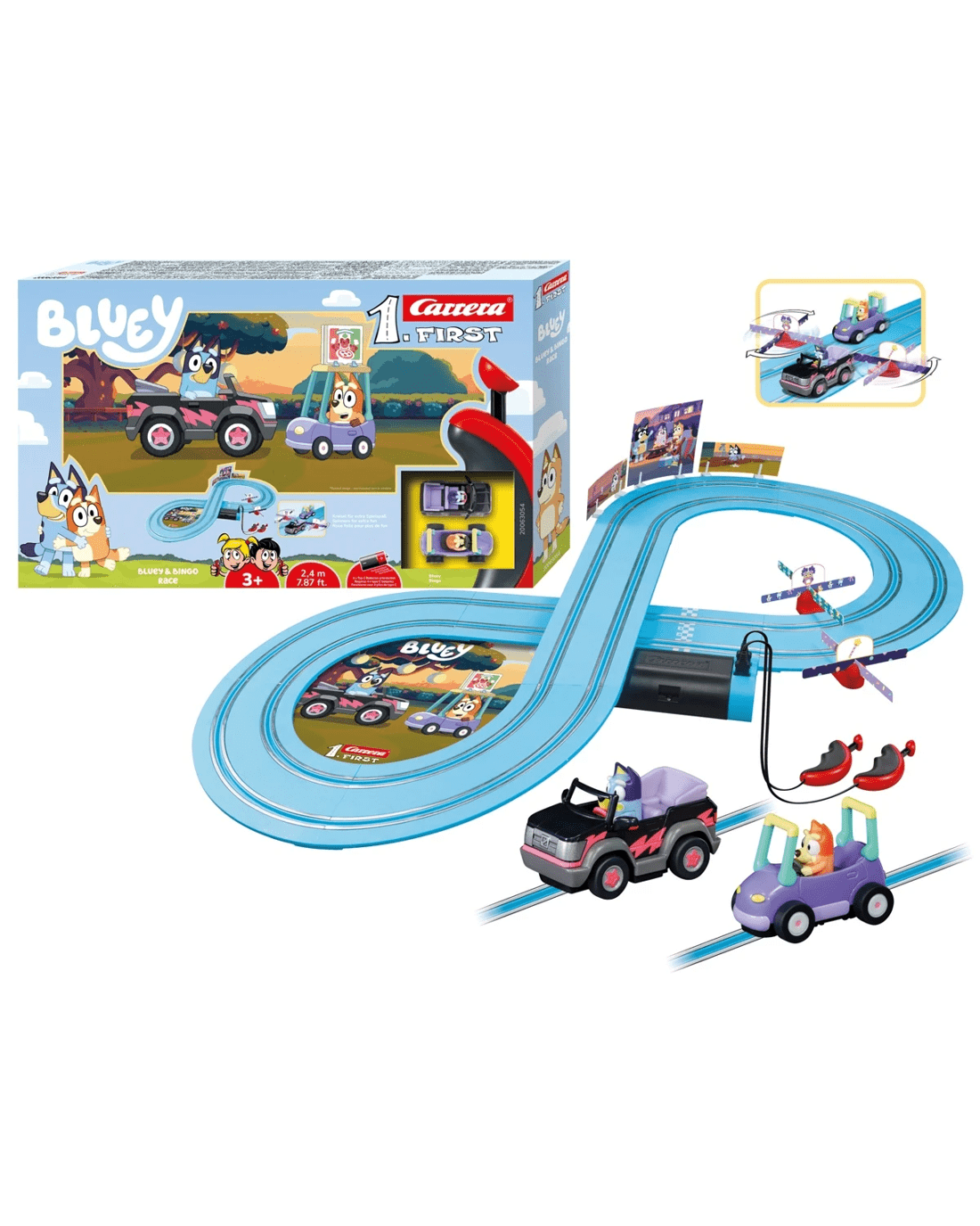2 Carrera 1. First Bluey and Bingo Race, 2 of 6