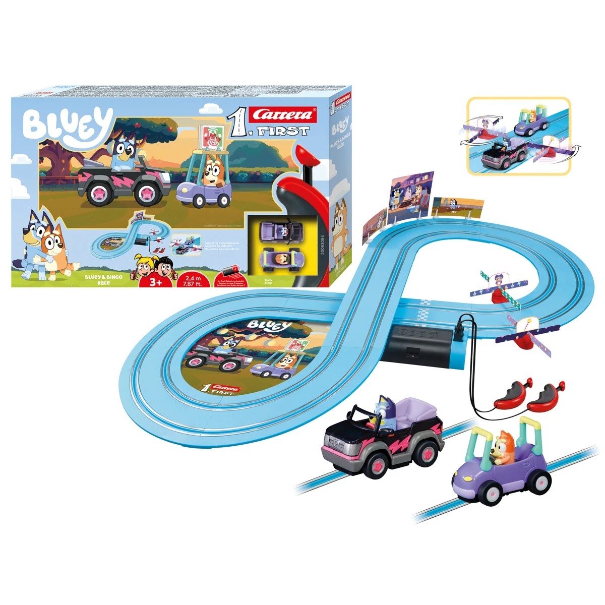 2 Carrera 1. First Bluey and Bingo Race, 2 of 6