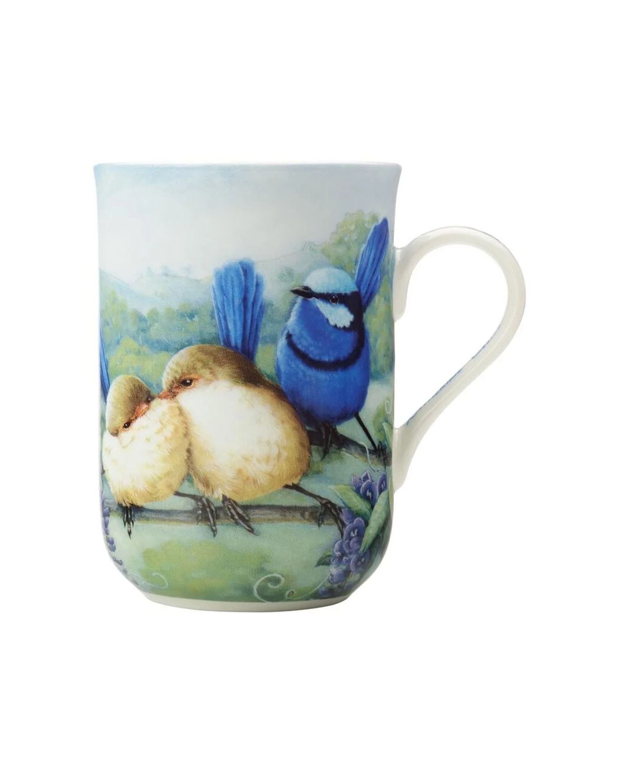 1 Maxwell & Williams Birds Of Australia 300ml Bone China Mug - Fairy Wren, 1 of 3