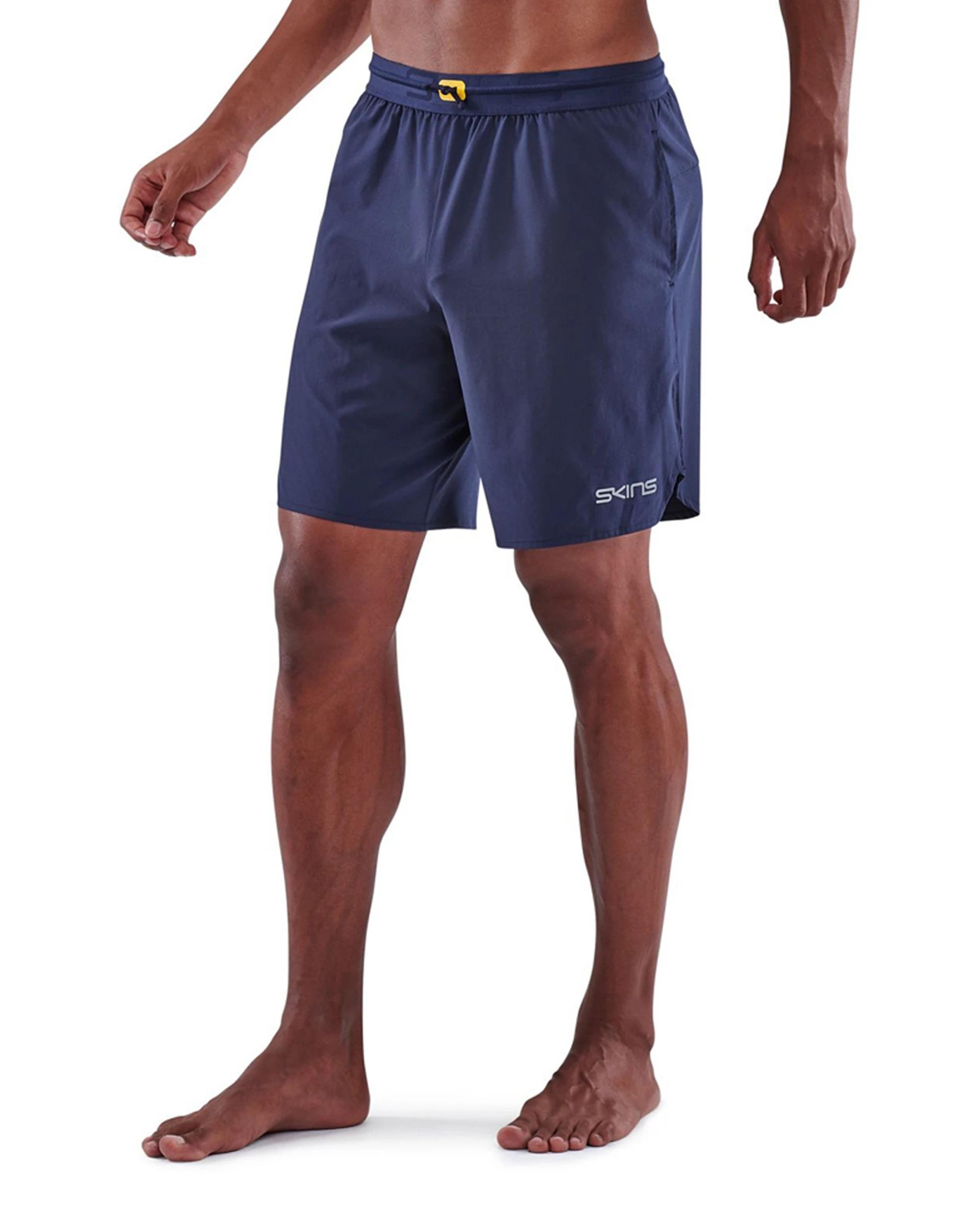 1 SKINS Men's 3-Series Activewear X-Fit Shorts NAVY BLUE, 1 of 4