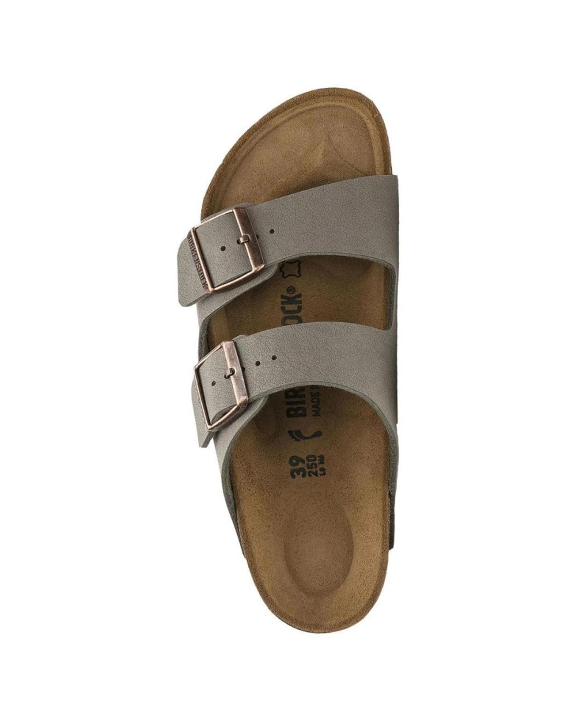 2 Birkenstock Arizona BirkiBuc Sandals Regular Width STONE, 2 of 5