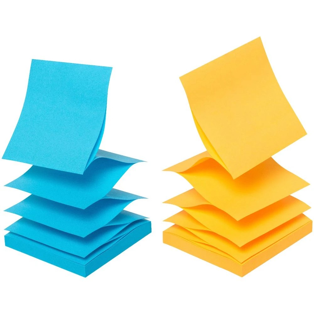 3 J.Burrows Stick-It Dispenser Notes 76x76mm Ultra Asstd 6 Pack, 3 of 3