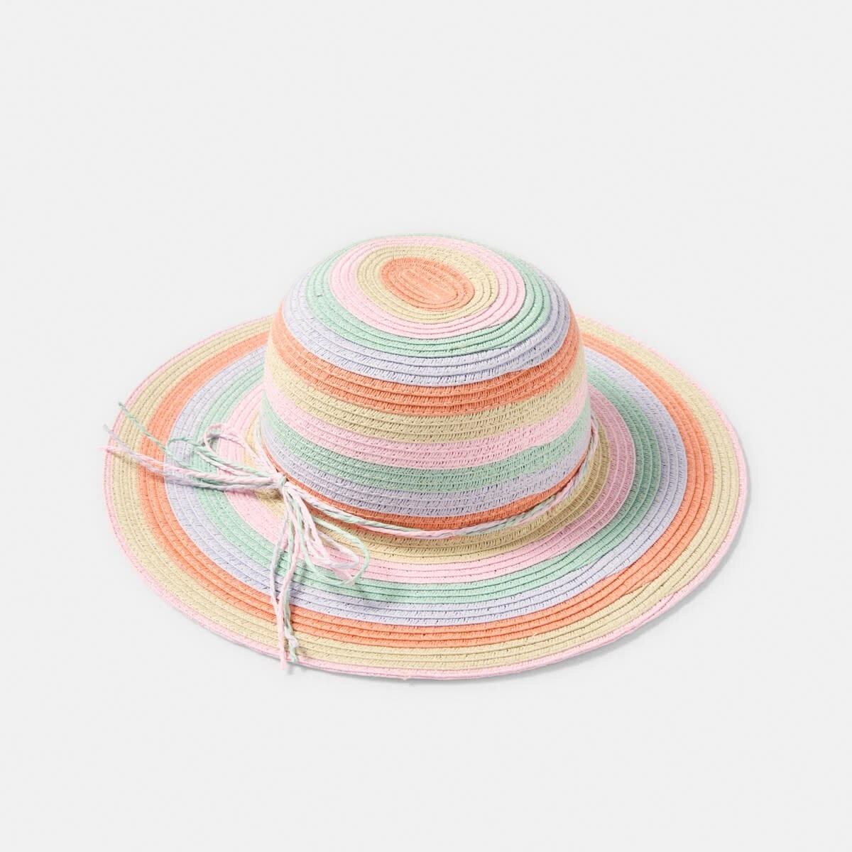 1 Paper Straw Hat Rainbow, 1 of 2