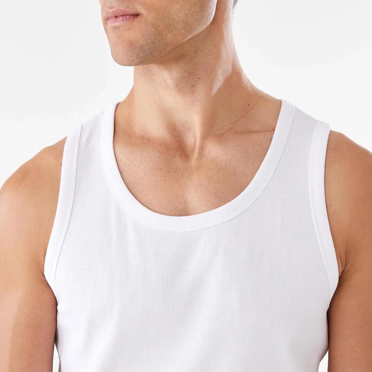 6 Rib Tank WHITE, 6 of 6