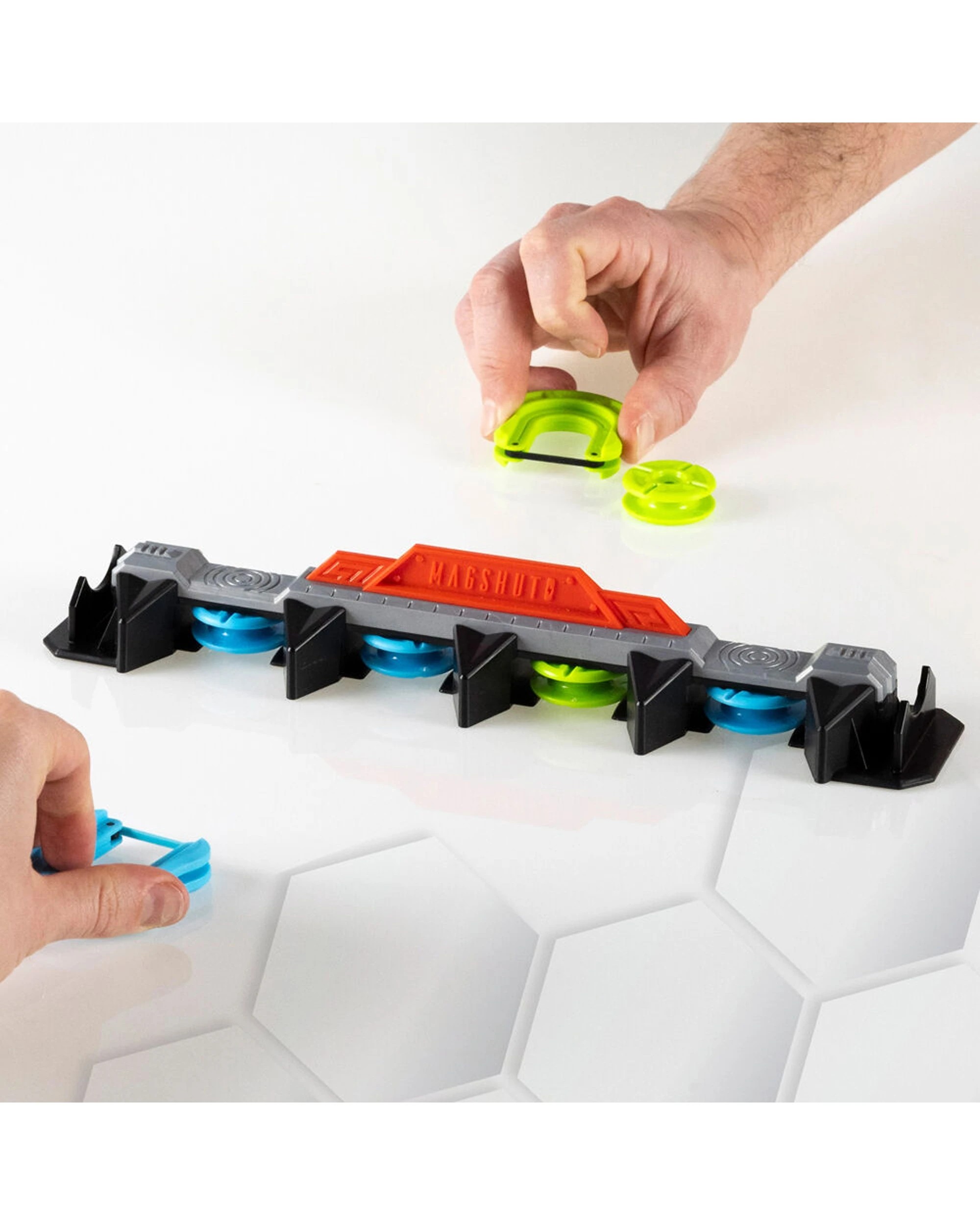 5 TOMY 13pc Magshuto Magnetic Trick Shot Knockout Rail Kids Toy Set - Multi, 5 of 8