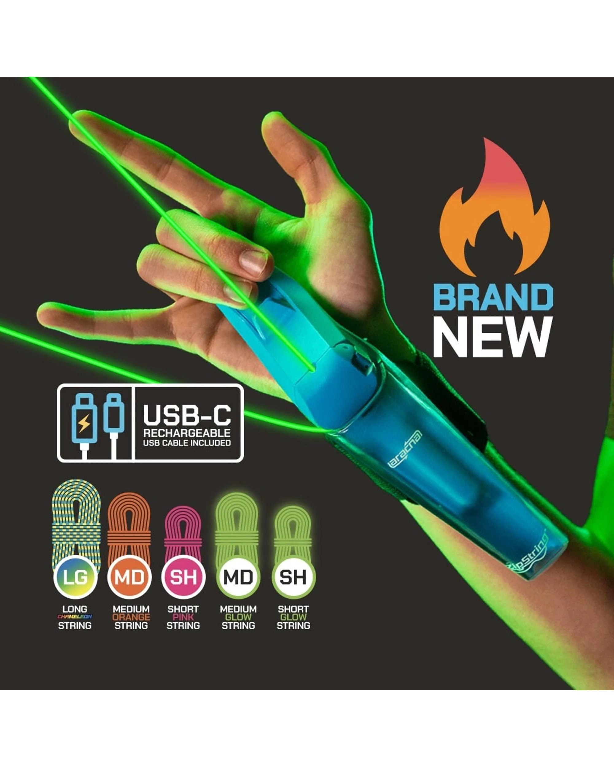 4 ZipString Aracna Glow-in-the-Dark Webshooter Edition, 4 of 7