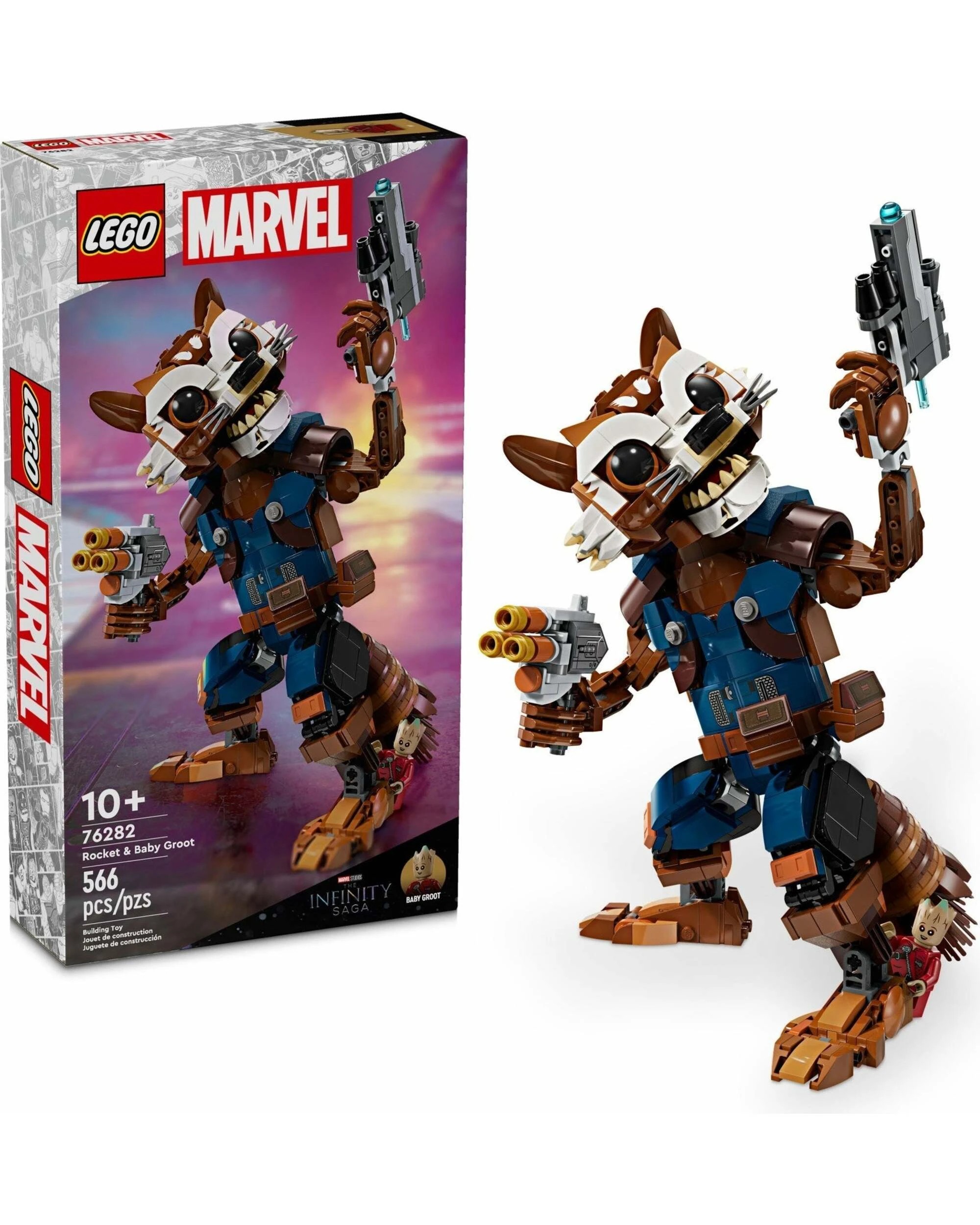 1 LEGO Marvel 76282 Rocket and Baby Groot Set, 1 of 5
