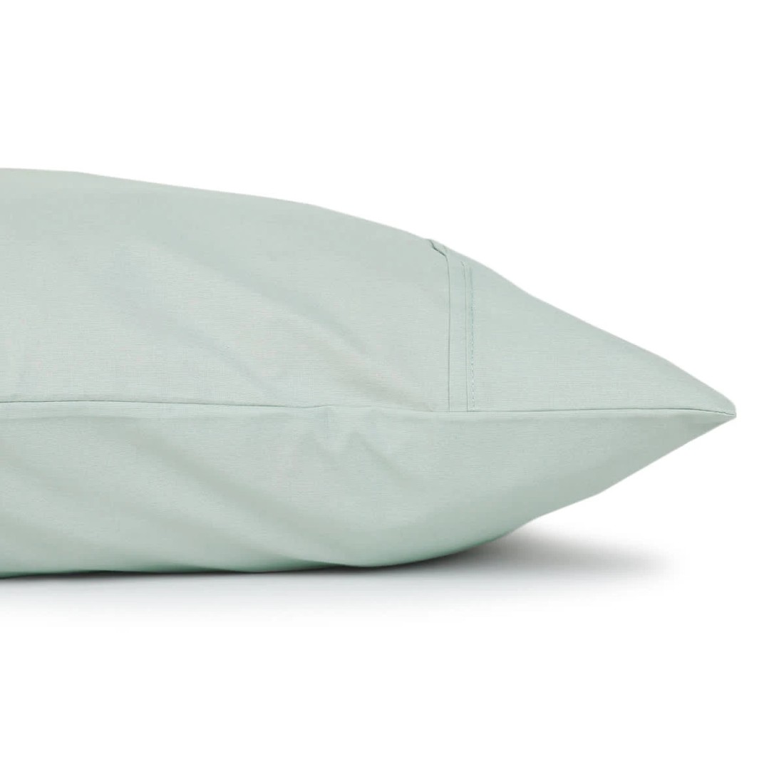 4 250 Thread Count Cotton Rich Standard Pillowcase - Eucalyptus, 4 of 5