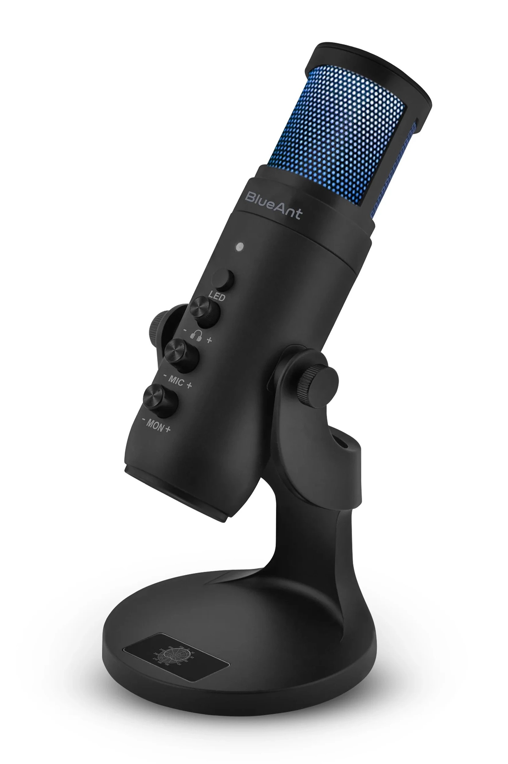 8 BlueAnt StreamX USB Microphone with LED Lights - Black, 8 of 10