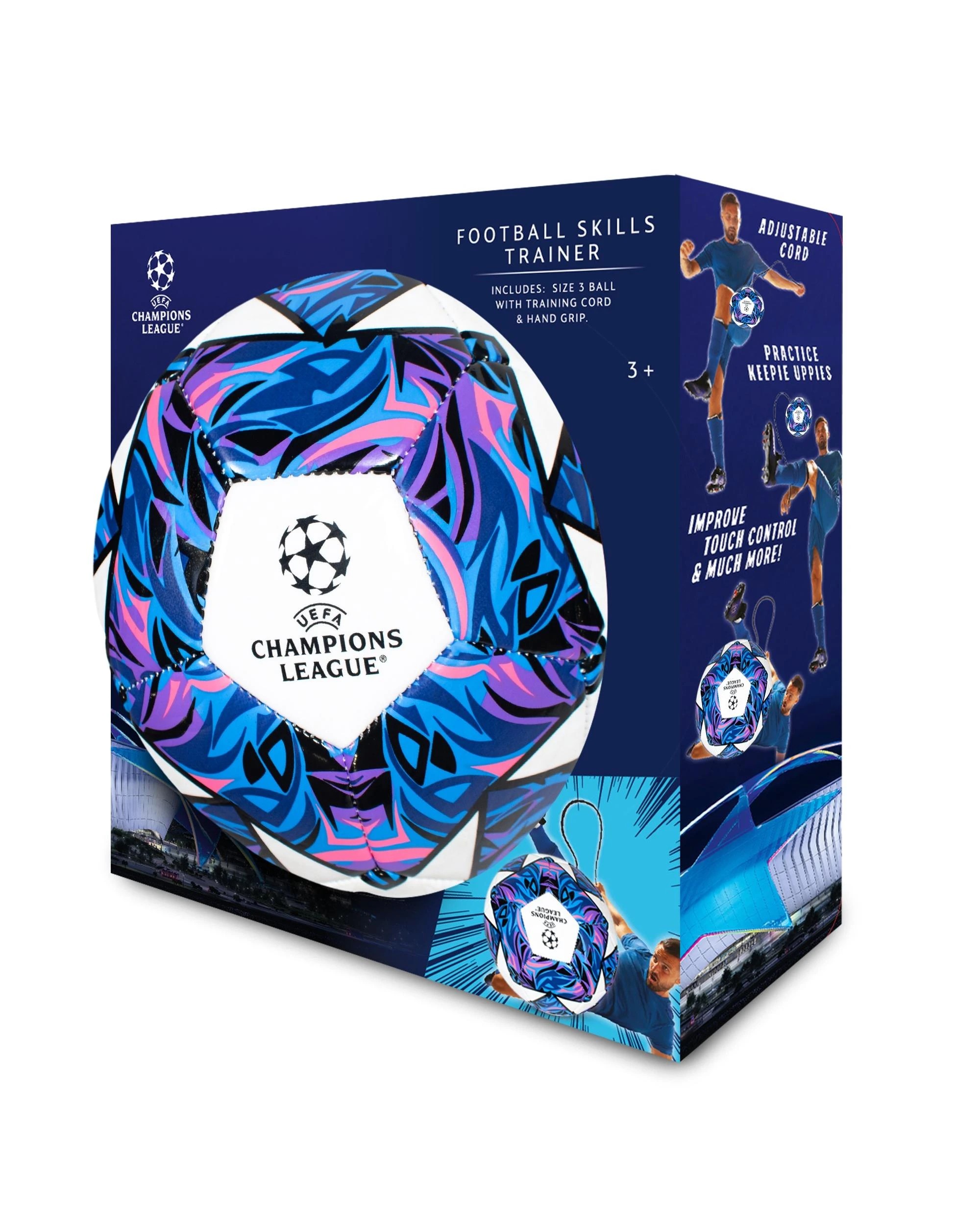 1 Hy-Pro UEFA Champions League Size 3 Ball Skills Trainer, 1 of 4