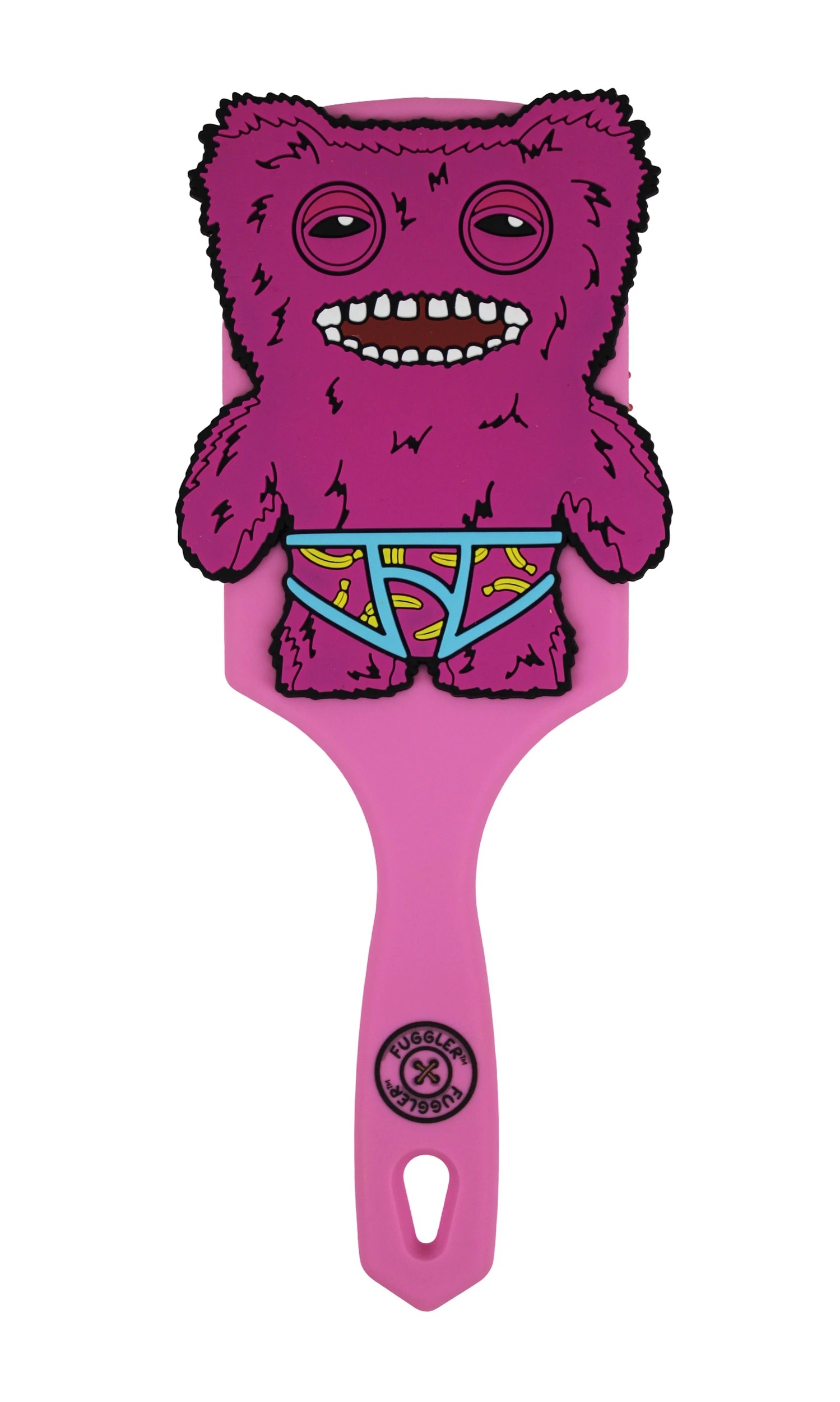 2 Fuggler Paddle Hairbrush - Pink, 2 of 4