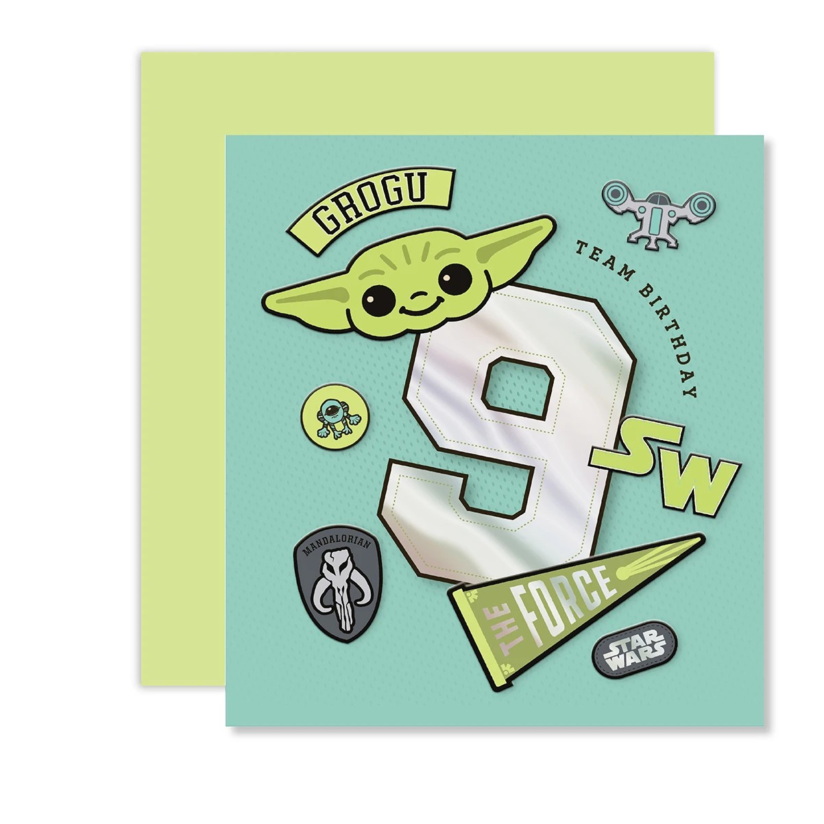 1 Hallmark Birthday Card for Kids - Grogu, 1 of 3