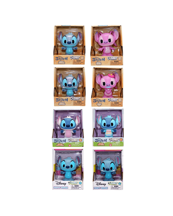 10cm Disney Lilo & Stitch Ooshies Figure - Assorted