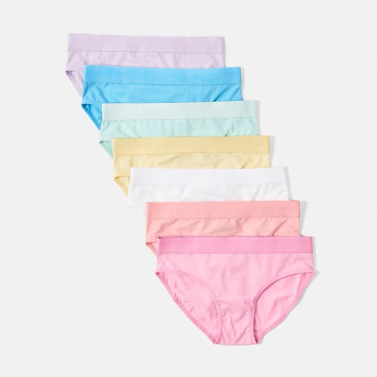 1 7 Pack Briefs PASTELS, 1 of 10