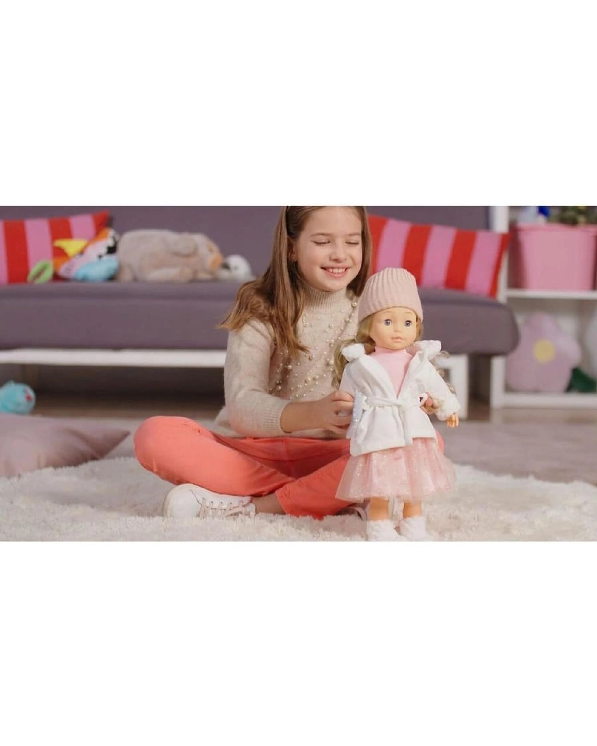 4 Bambolina Girlz Cherie Speaking 100 Words+ 46cm Doll with White Coat, 4 of 7