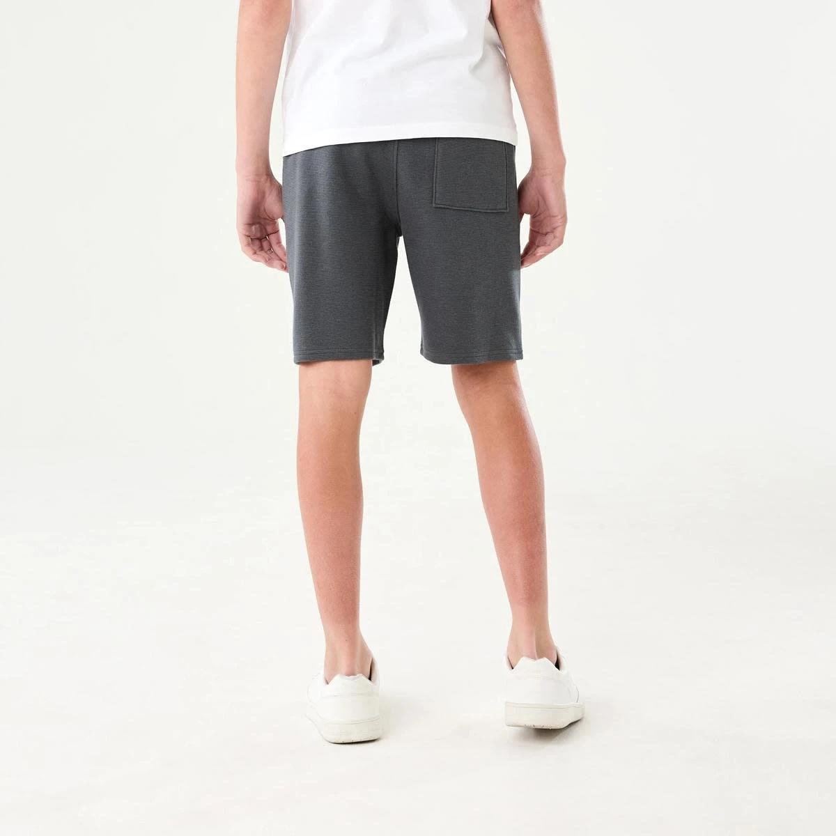 4 Textured Knit Shorts DARK MAGNET, 4 of 6