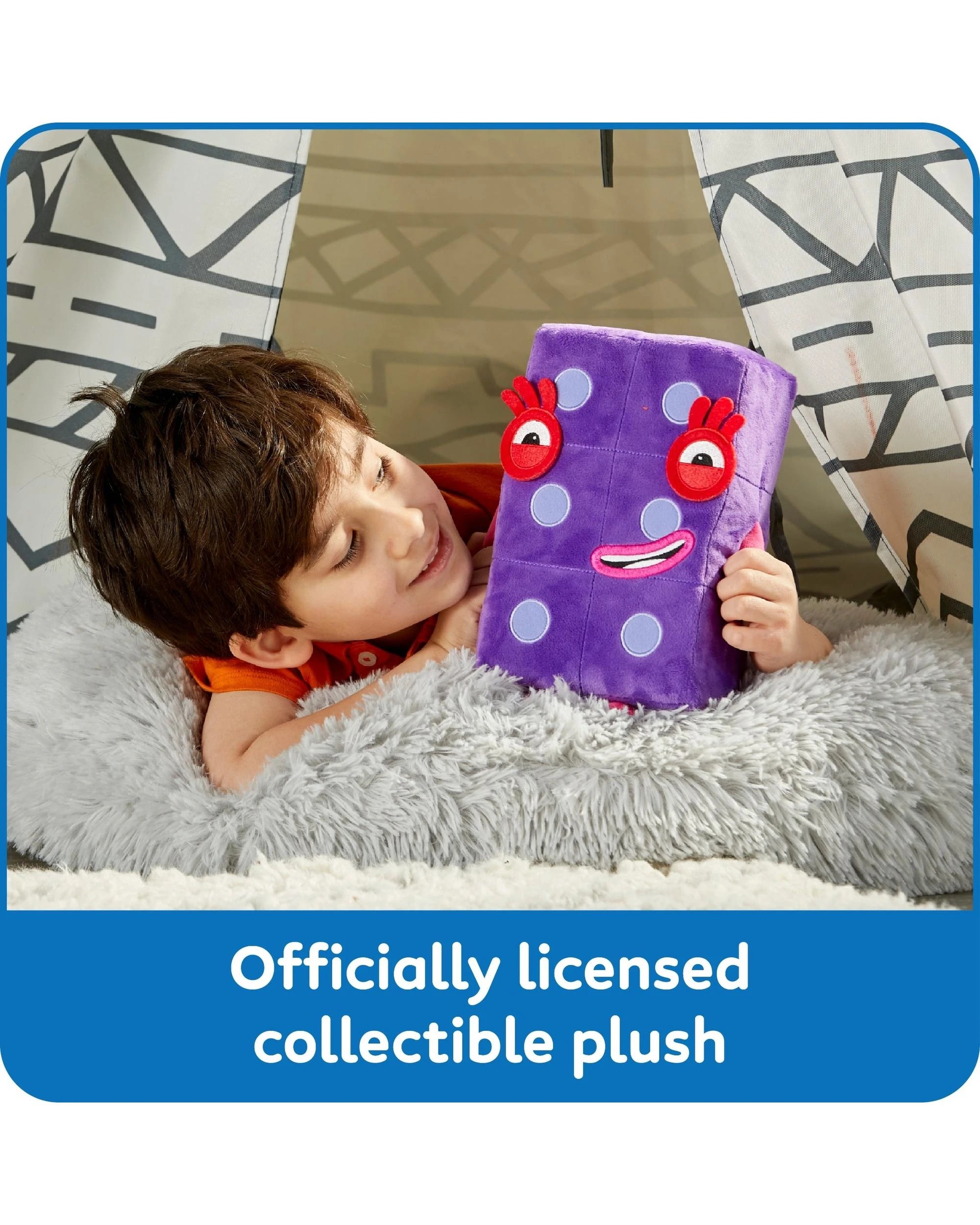 6 Numberblocks Six Playful Pal Plush, 6 of 6