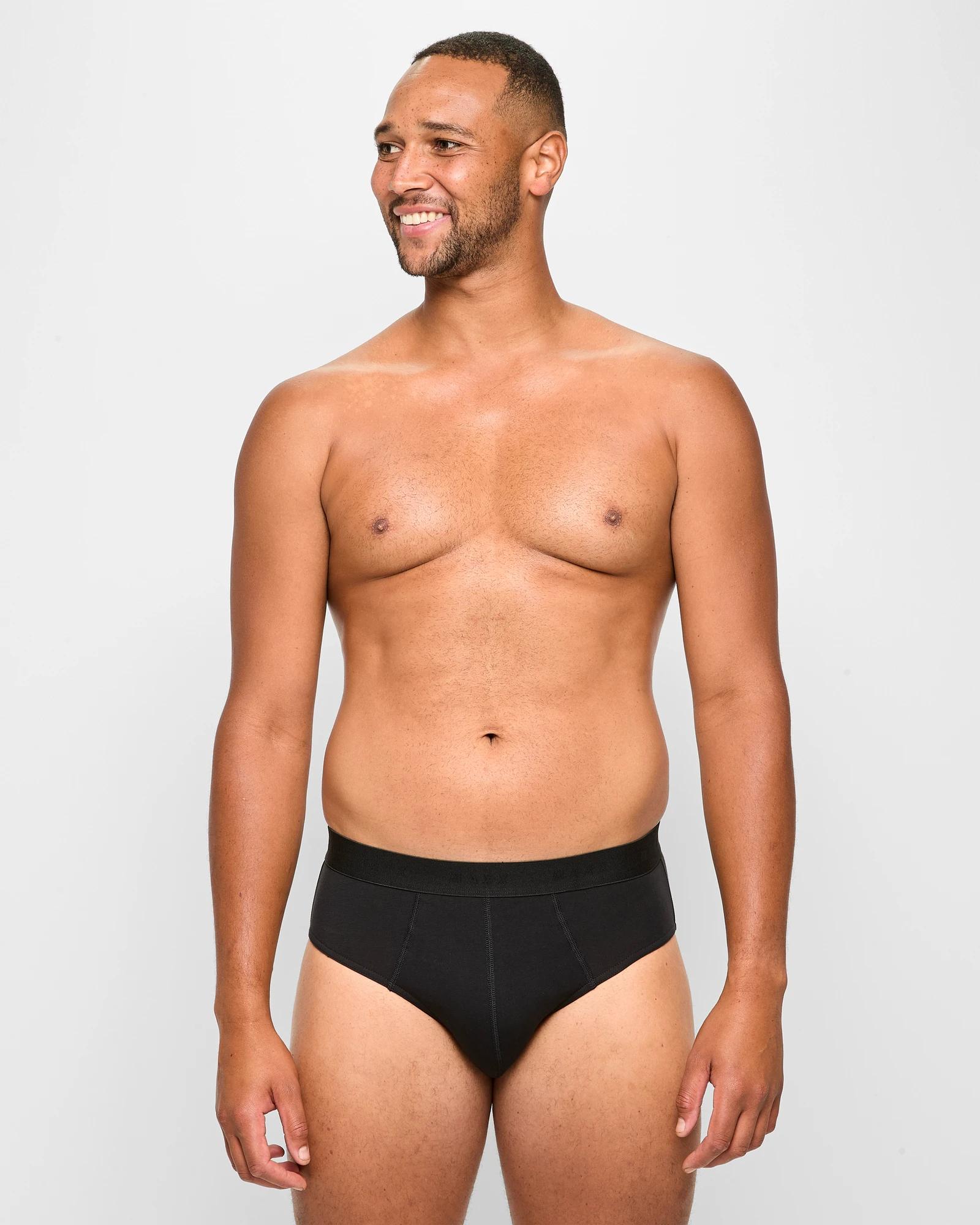 2 Australian Cotton Blend 5 Pack Hipster Briefs - Maxx BLACK, 2 of 4