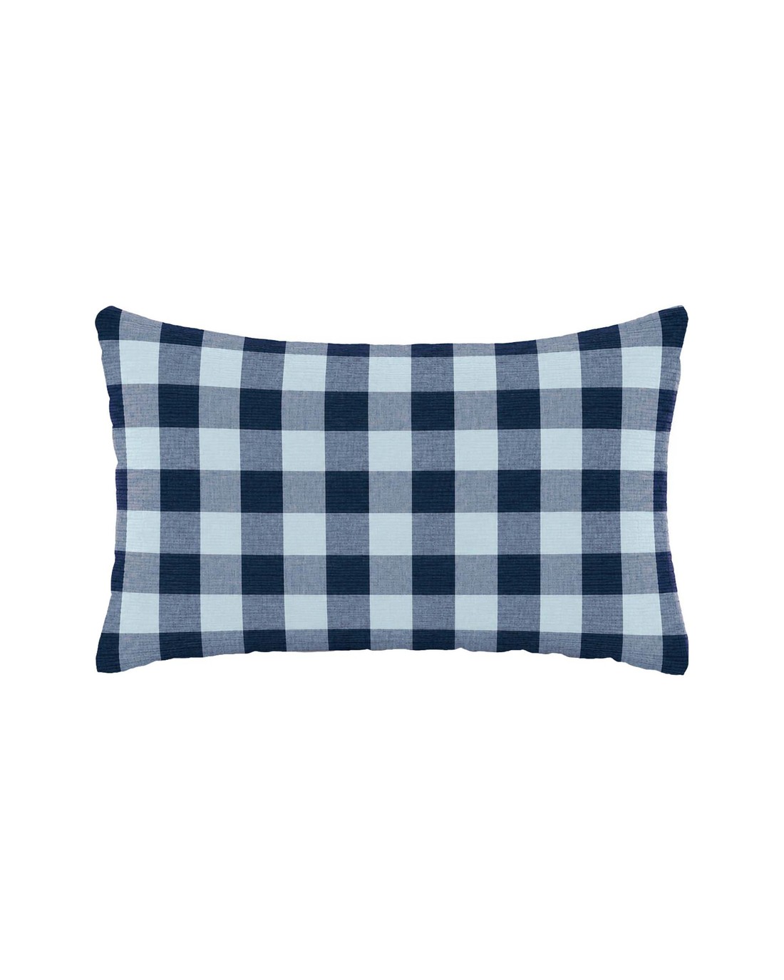 Bambury Willow Gingham Check Cotton Muslin Quilt Cover Set - Double Bed ...