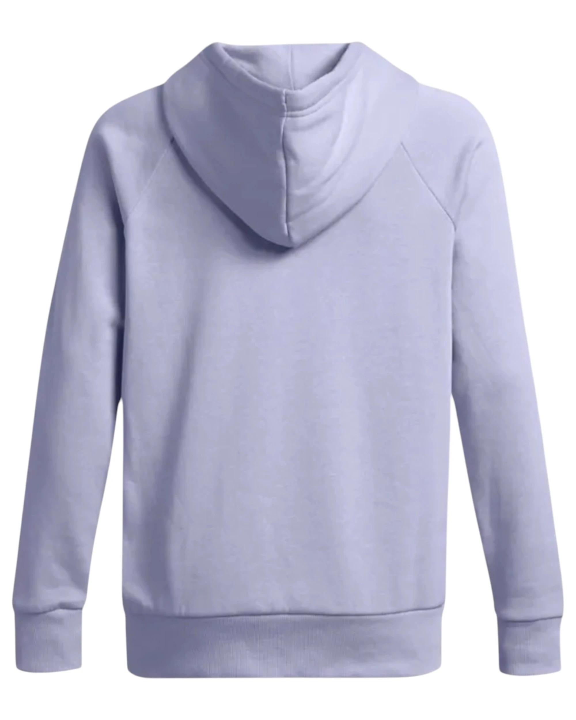 2 Under Armour Womens Rival Fleece Celeste/ White Hoodie CELESTE, 2 of 4