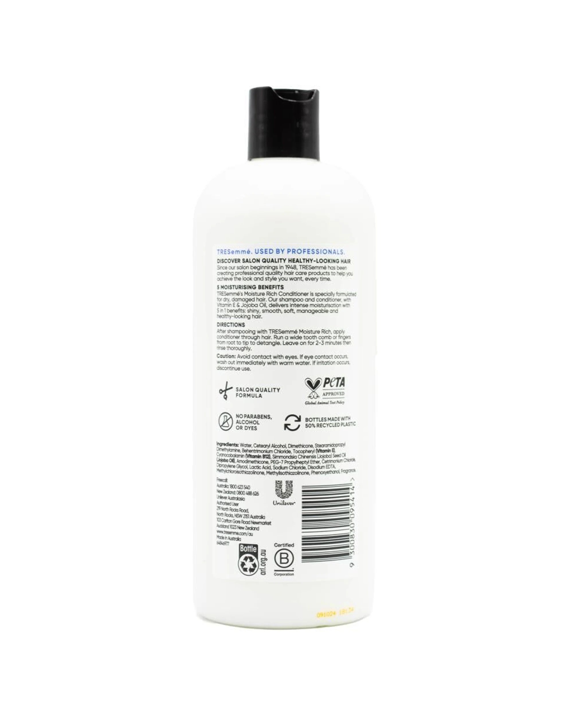 3 TRESemme 4PK Conditioner Moisture Rich For Dry Damaged Hair 750ml - Multi, 3 of 3