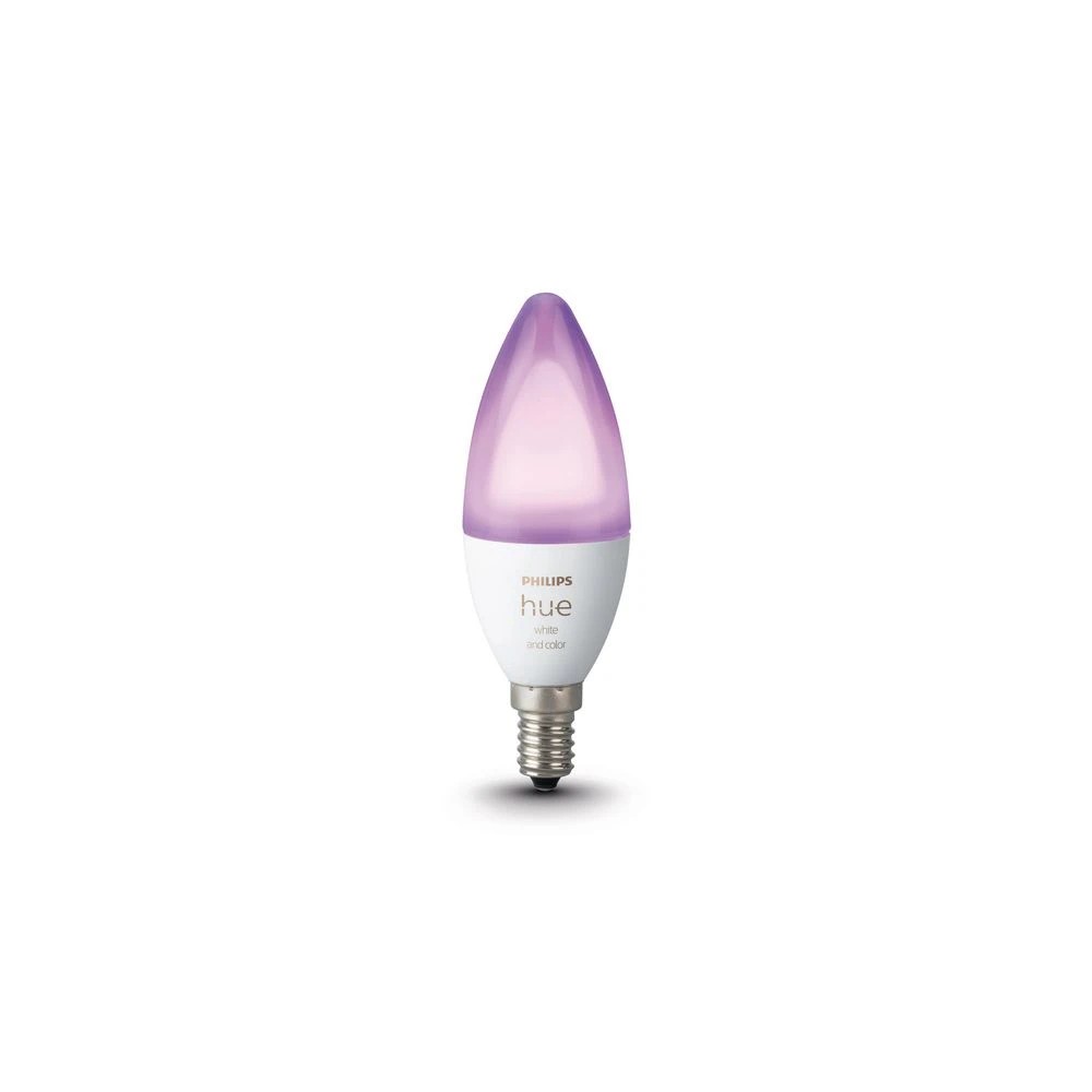 3 Philips Hue 6W E14 Smart Candle Bulb White & Colour, 3 of 9