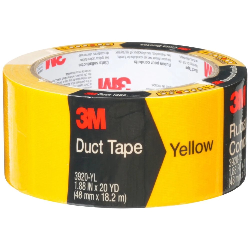 1 3M Duct Tape 48mm x 18.2m Yellow, 1 of 1