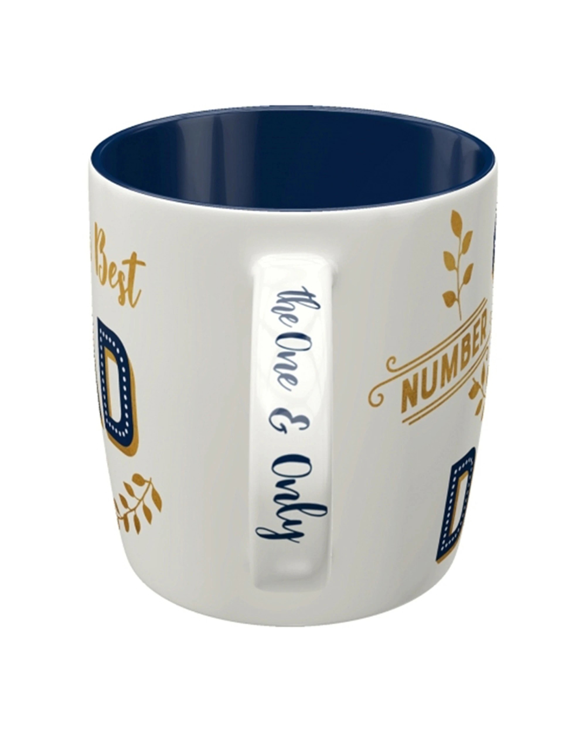 3 Nostalgic-Art Ceramic Mug 330ml Mug - Number 1 Dad - Multi, 3 of 4