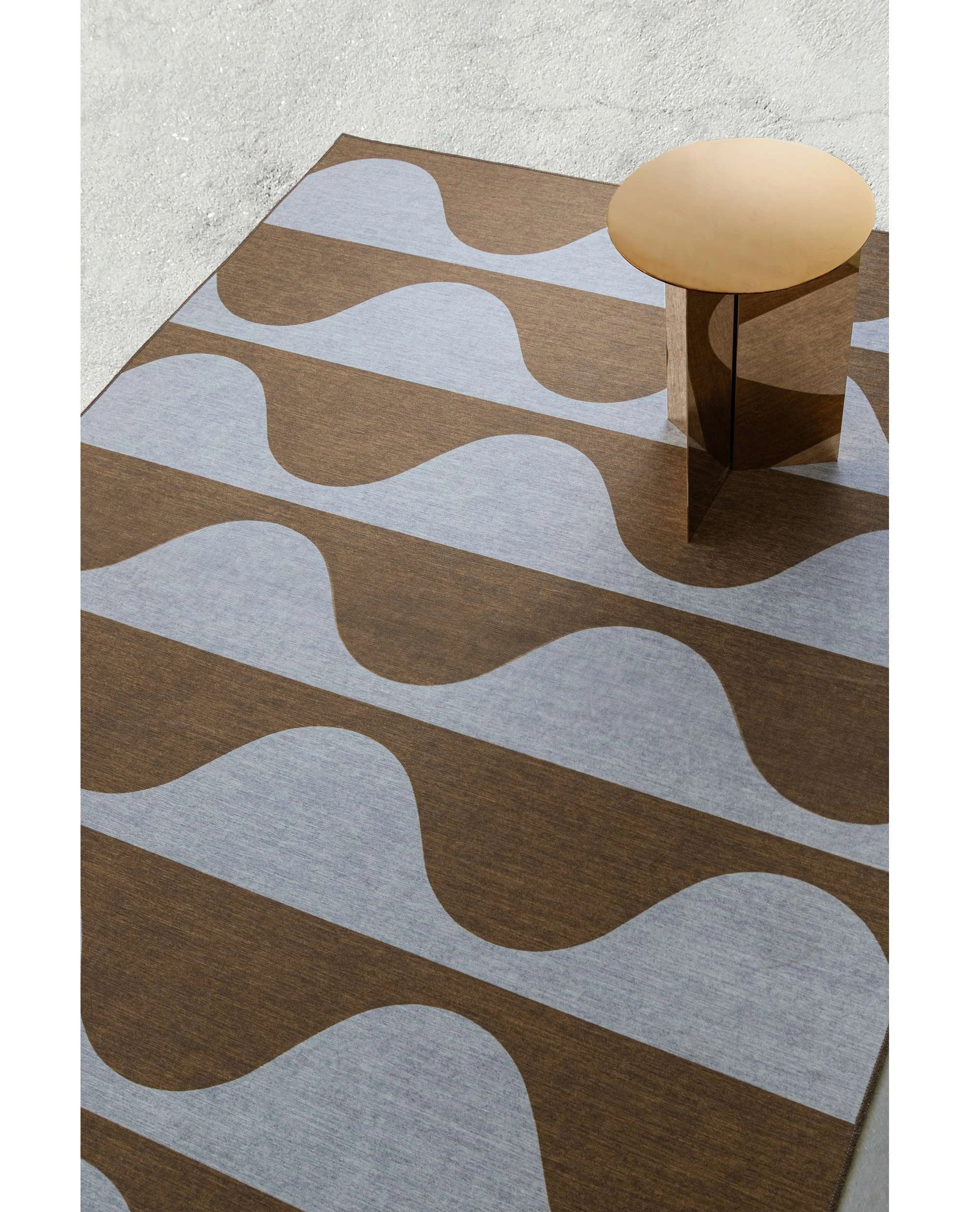 3 Loopsie Allapattah Wave Stripe Indoor Outdoor Washable Rug-400cm x 300cm - Blue, 3 of 7
