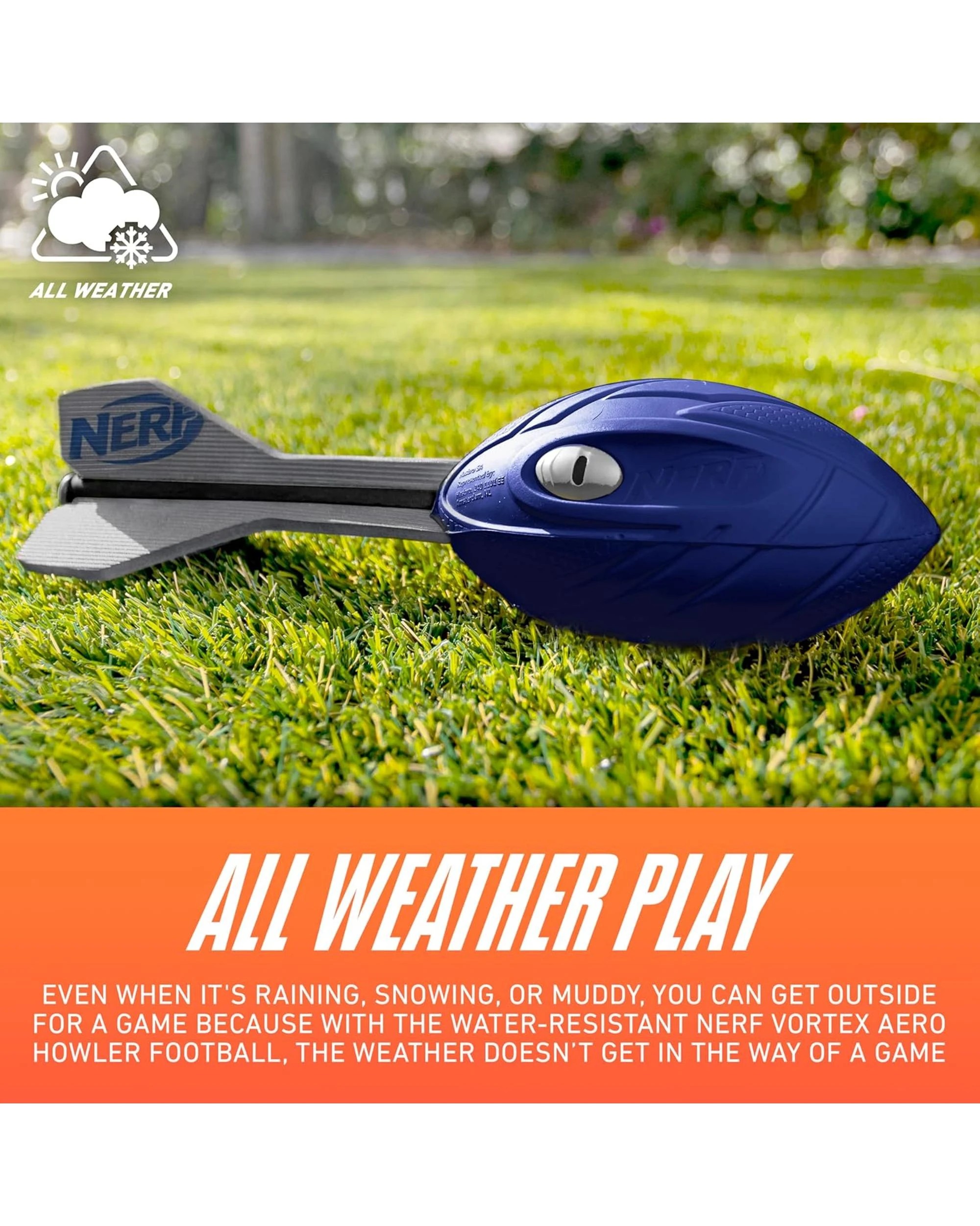 6 Nerf Vortex Aero Howler - Blue, 6 of 6