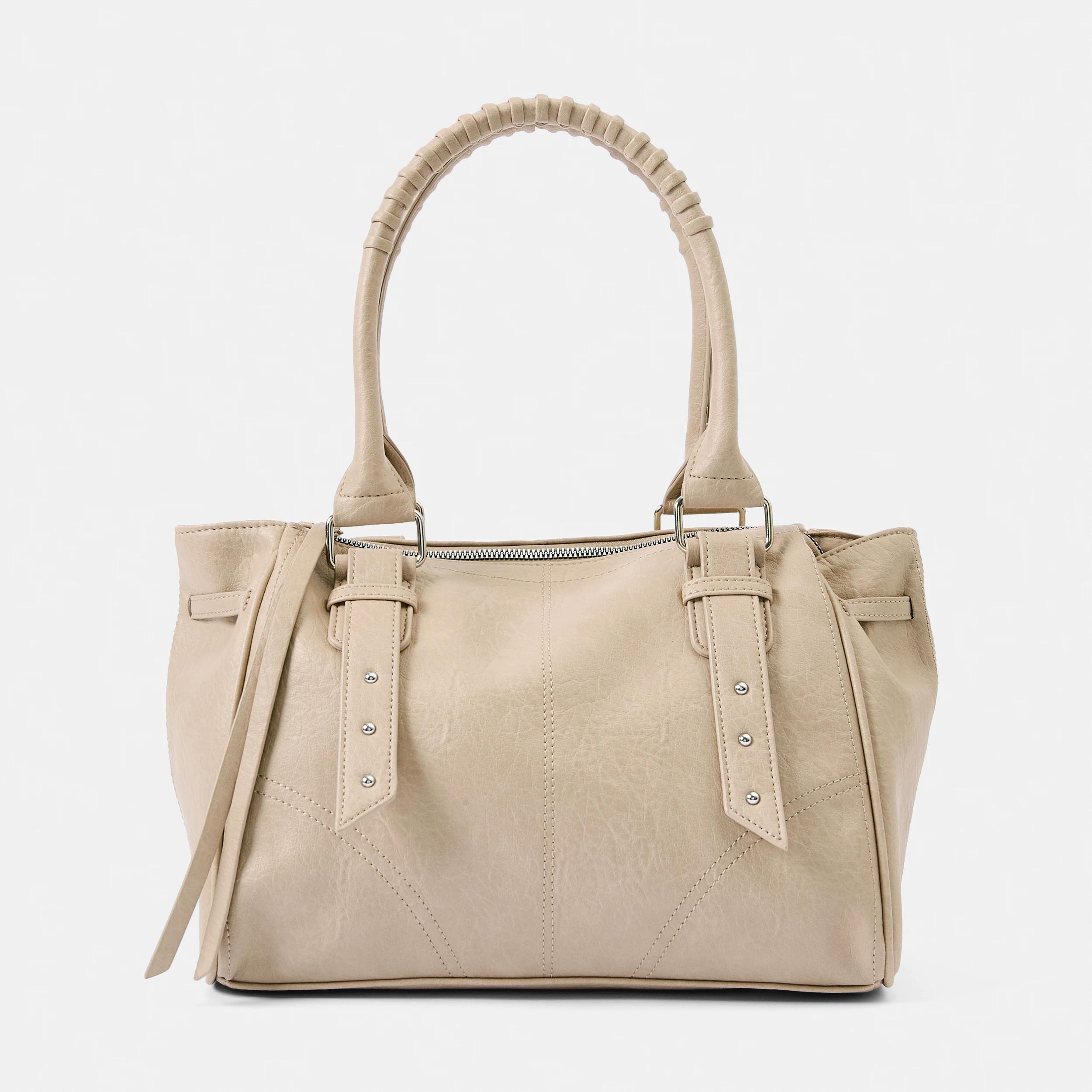 1 Vintage Tote Bag CHALK SAND, 1 of 5