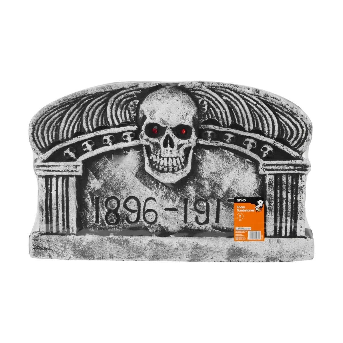 5 2 Pack Foam Tombstones, 5 of 5