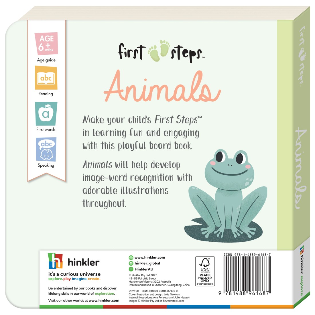 5 First Steps: Animals - Board Book, 5 of 5