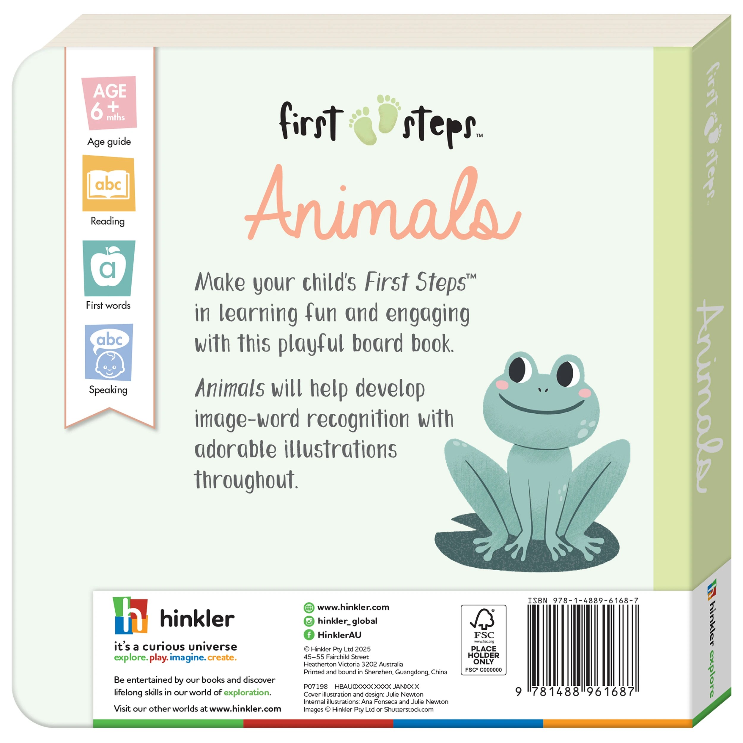5 First Steps: Animals - Board Book, 5 of 5