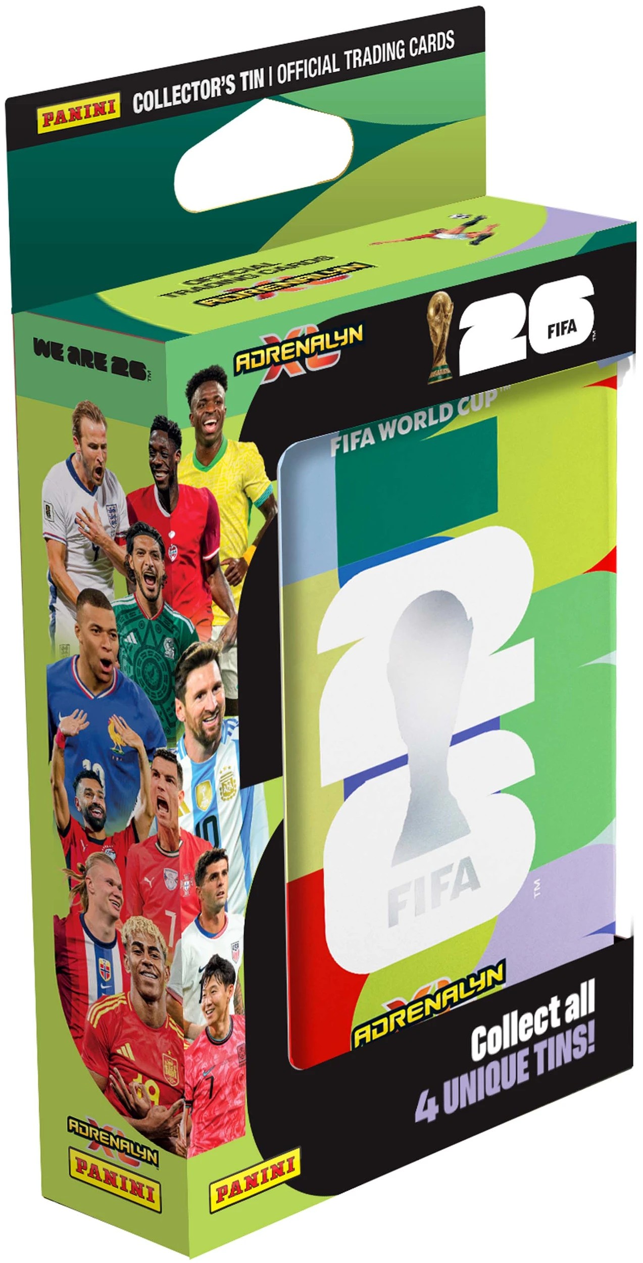 3 Panini FIFA World Cup Adrenalyn XL 2026 Card Pocket Tin - Assorted, 3 of 10