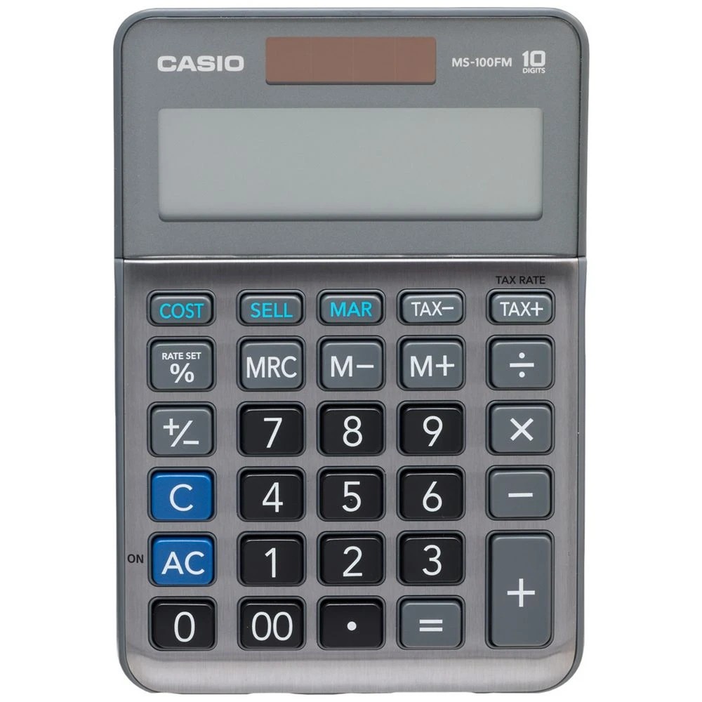 1 Casio MS-100FM Desktop Calculator, 1 of 4
