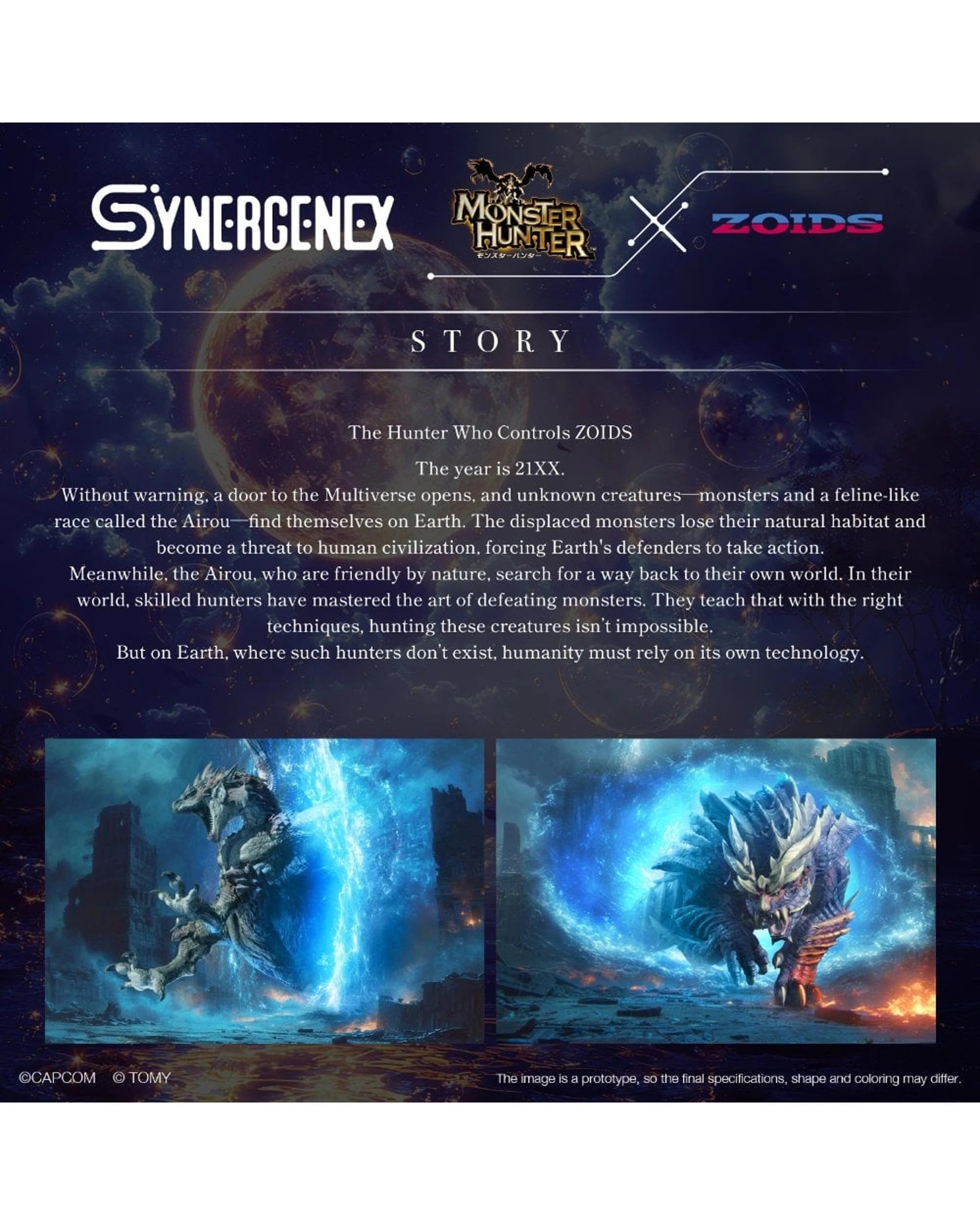 3 Tomy Zoids-X-Monster Hunter Gatling Fox-X-Mitsune Buildable Model Kit, 3 of 6