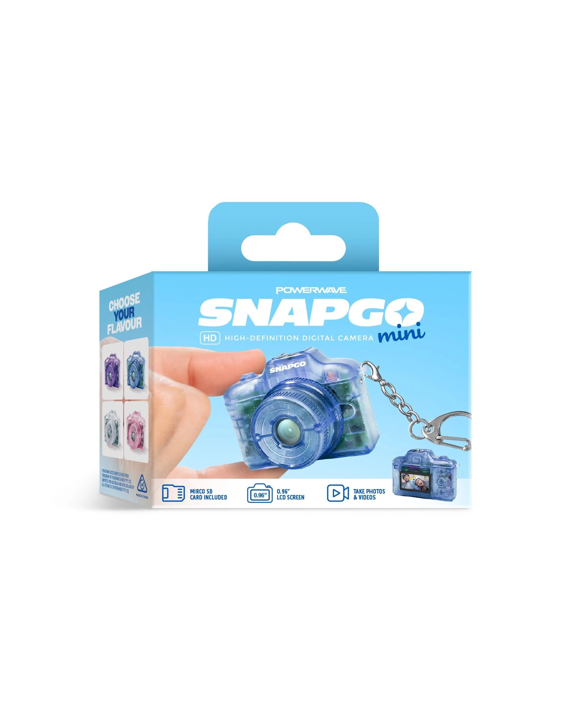 1 Powerwave SnapGo Mini Camera - Baby Blue, 1 of 10