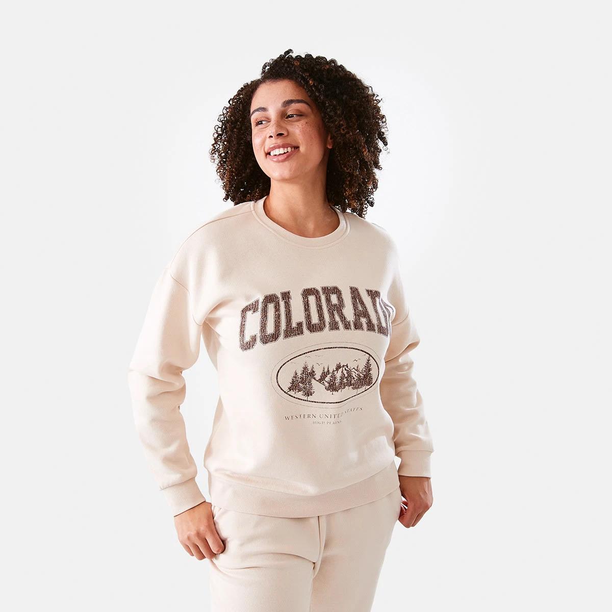1 Long Sleeve Print Sweatshirt Colorado, 1 of 7