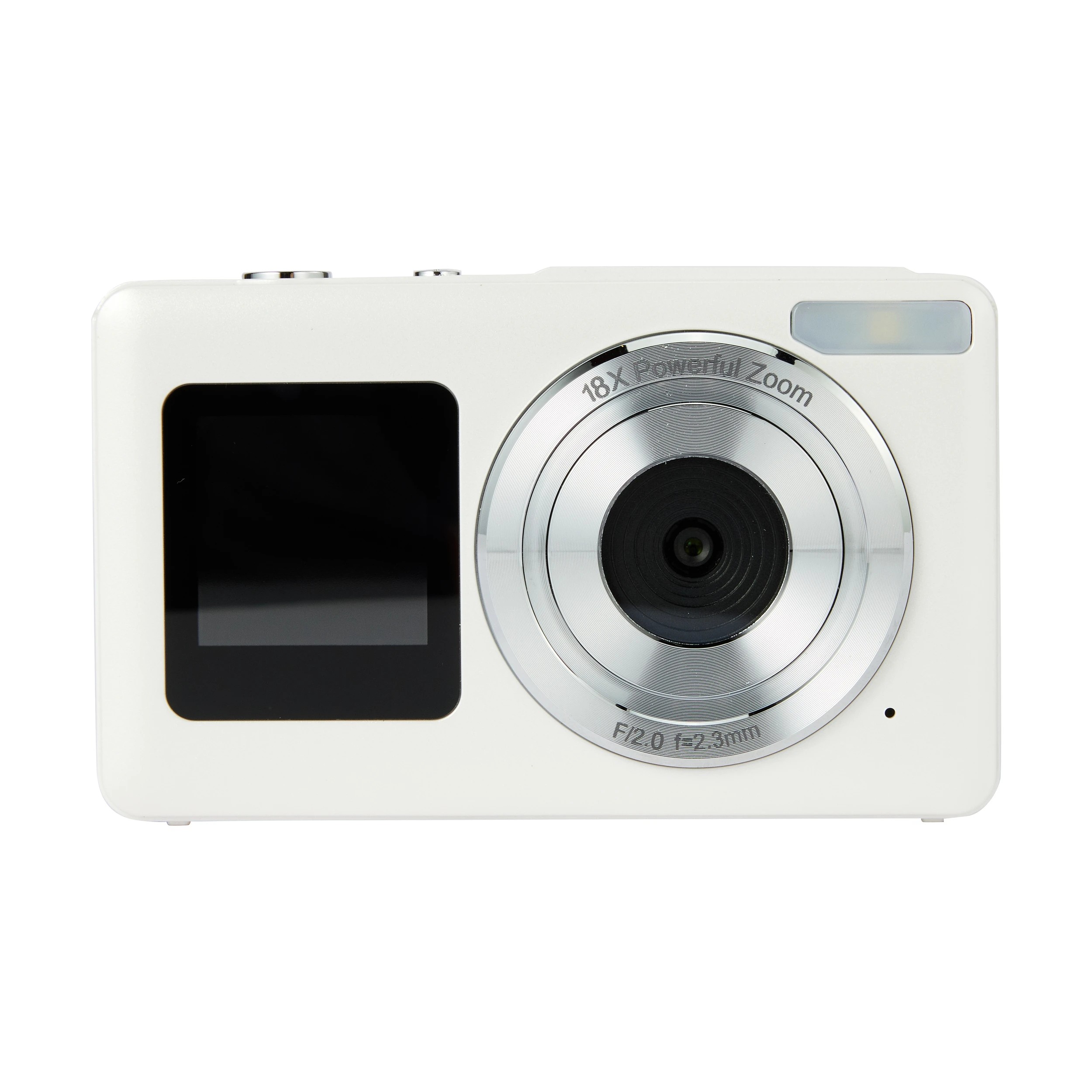 1 Selfie Digital Camera - White, 1 of 9