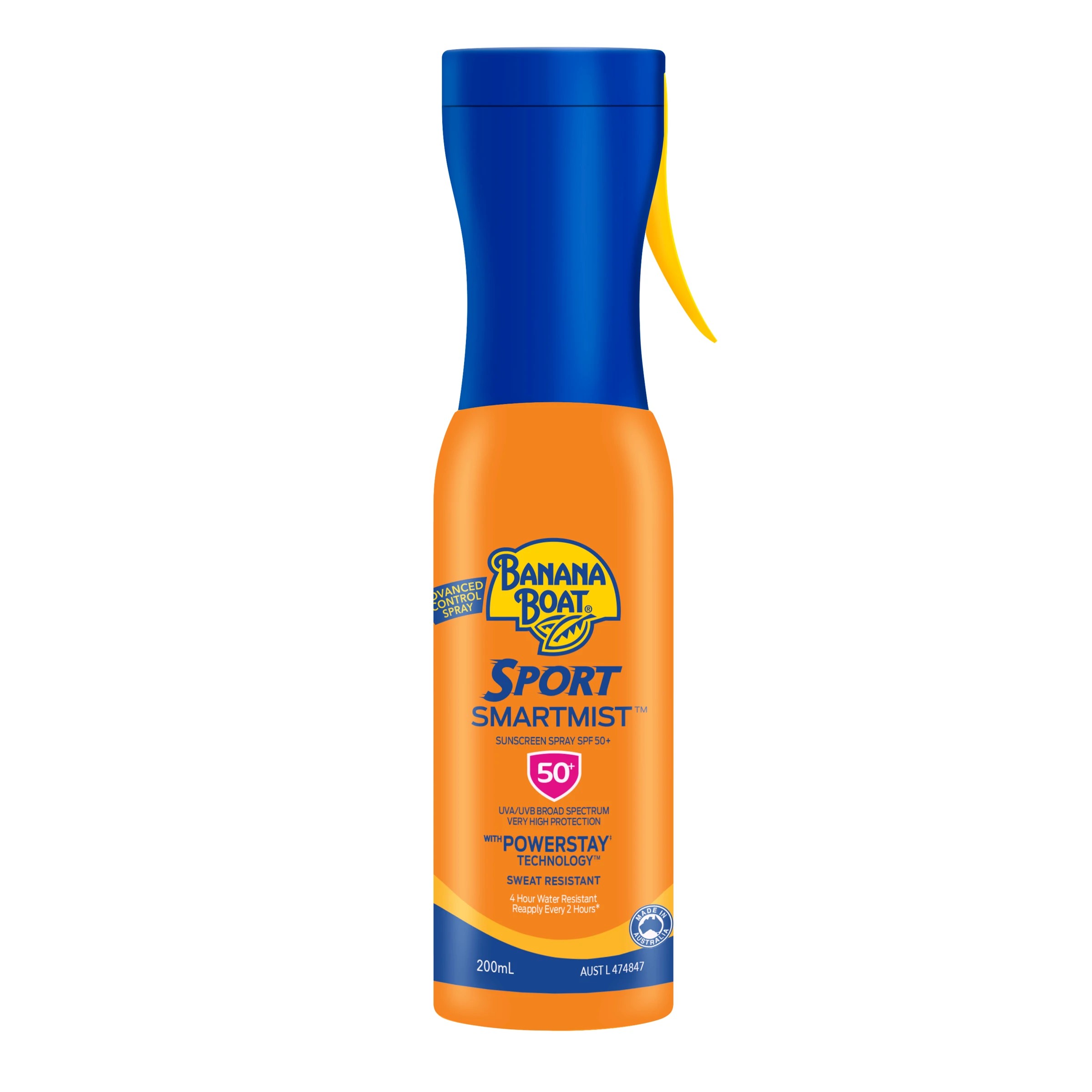1 Banana Boat Sport SmartMist Sunscreen Spray SPF50+ 200ml, 1 of 10