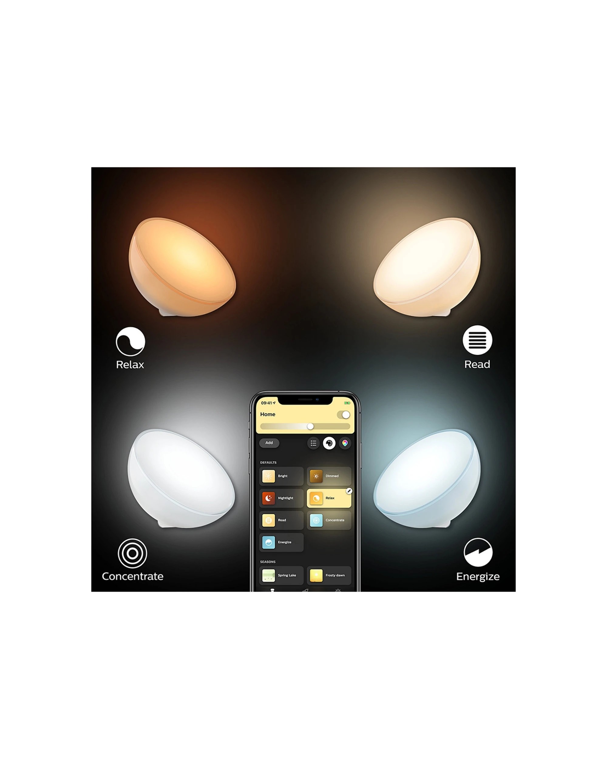 3 Philips Hue Go Portable Smart Bluetooth/wi-fi App Desk Lamp White/colour Light
 - White, 3 of 3