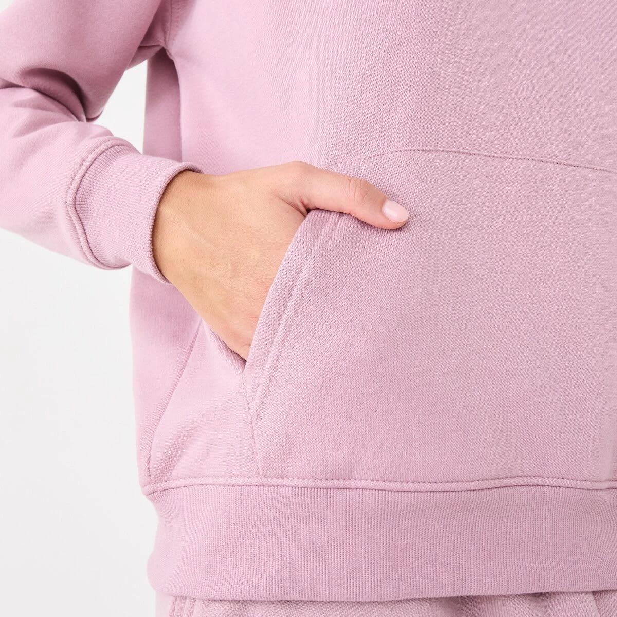 7 Everlast Womens Street Oversized Hoodie Dusty Pink, 7 of 10